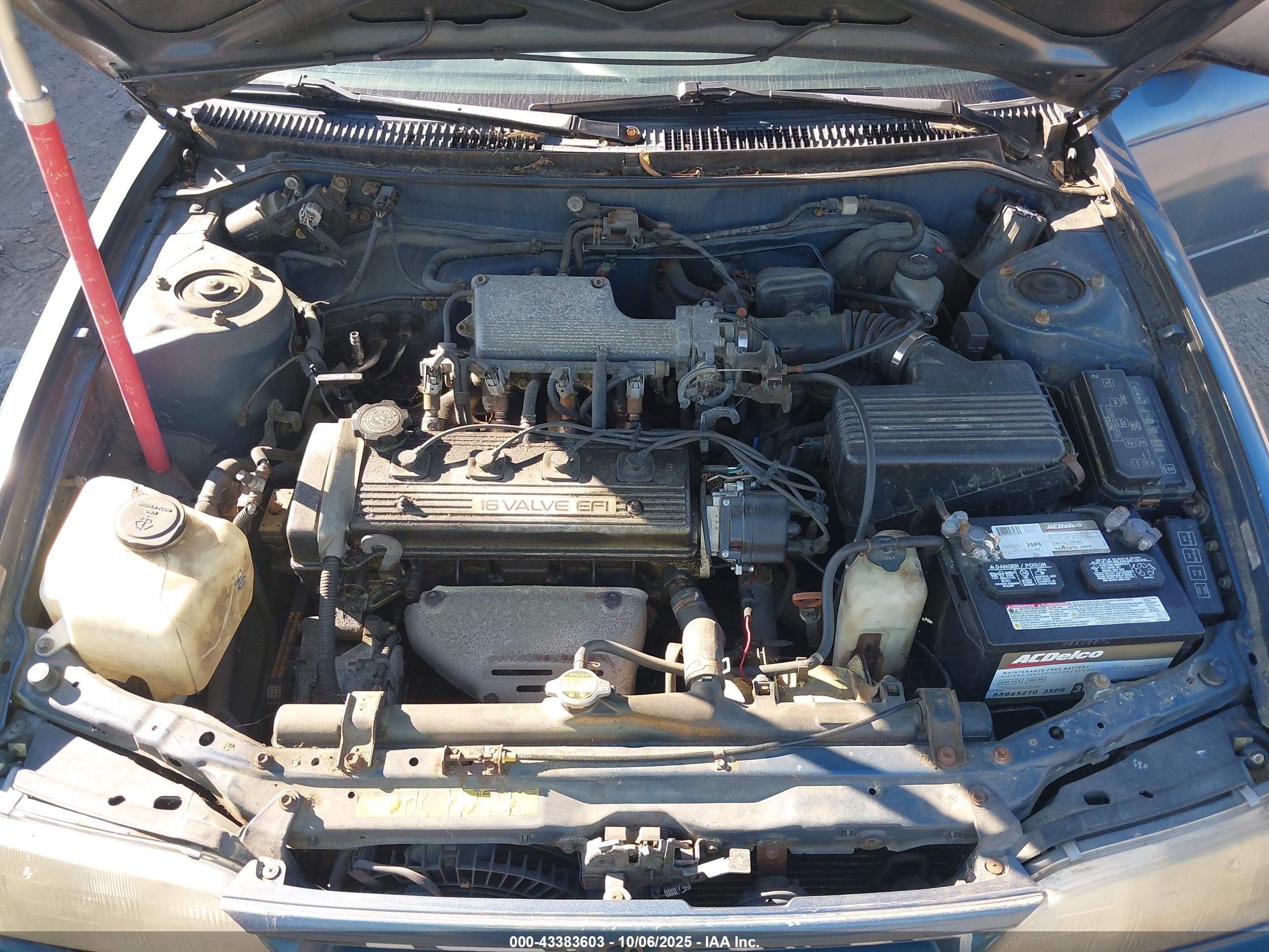 1993 Toyota Corolla   Синий vin: 2T1AE04EXPC026312