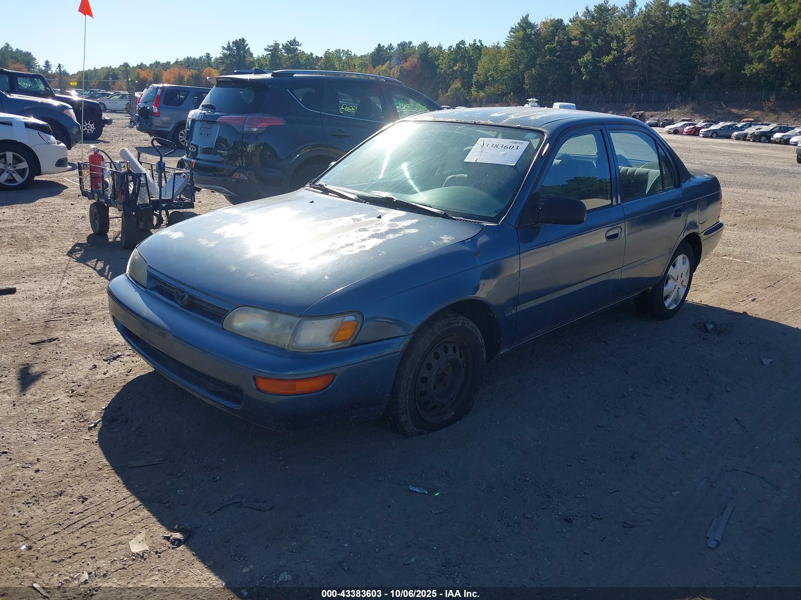 1993 Toyota Corolla   Синий vin: 2T1AE04EXPC026312