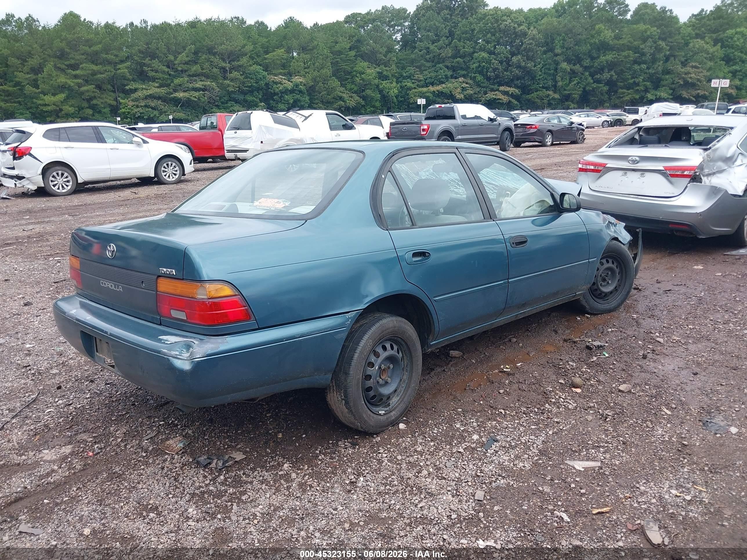 1995 Toyota Corolla Le/dx Blue vin: 2T1AE09B2SC102192