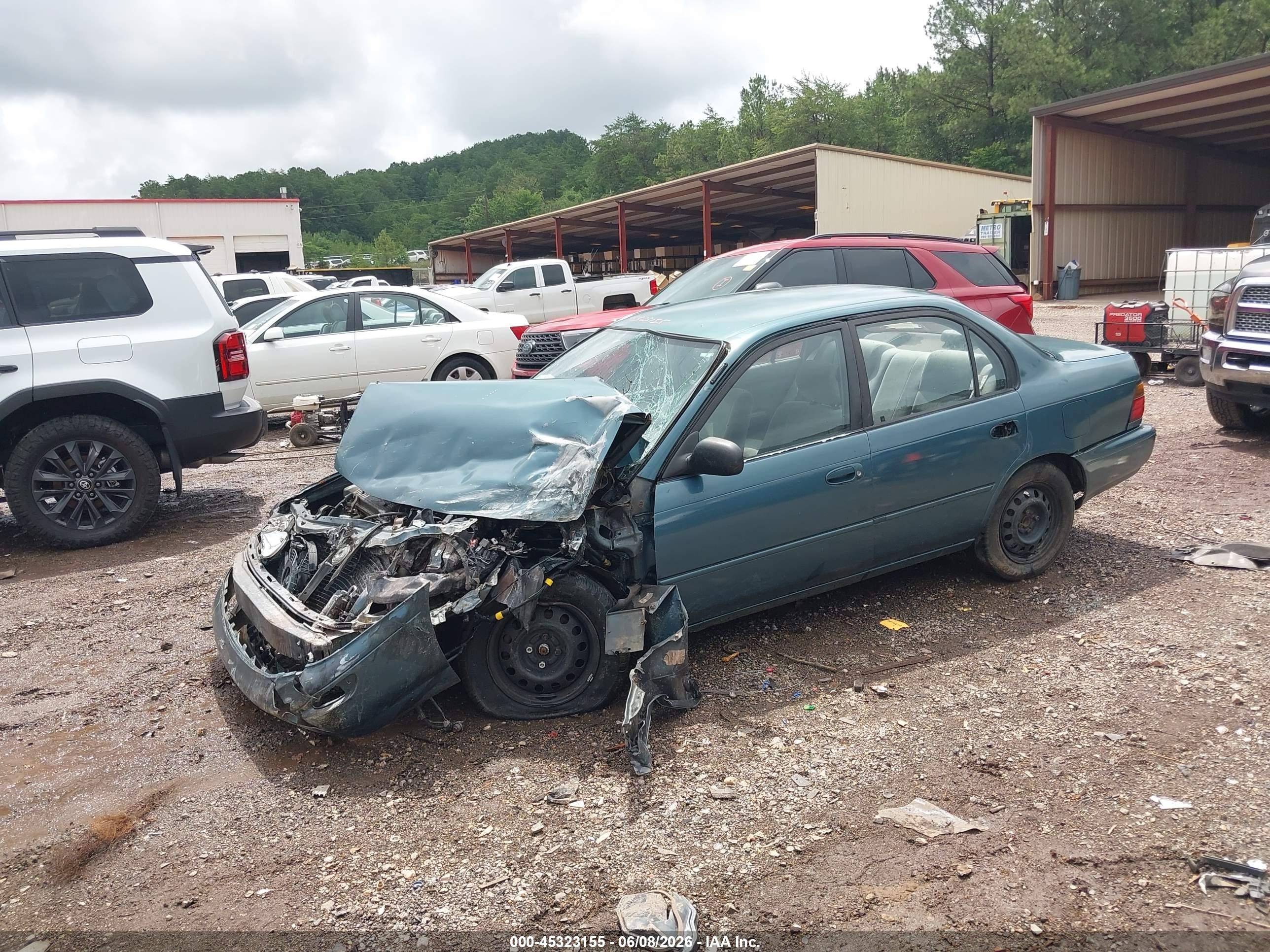 1995 Toyota Corolla Le/dx Blue vin: 2T1AE09B2SC102192