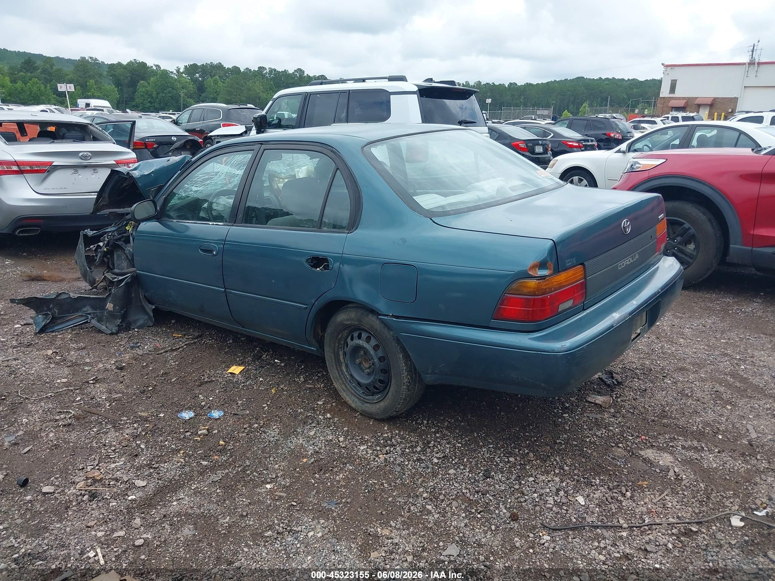 1995 Toyota Corolla Le/dx Blue vin: 2T1AE09B2SC102192