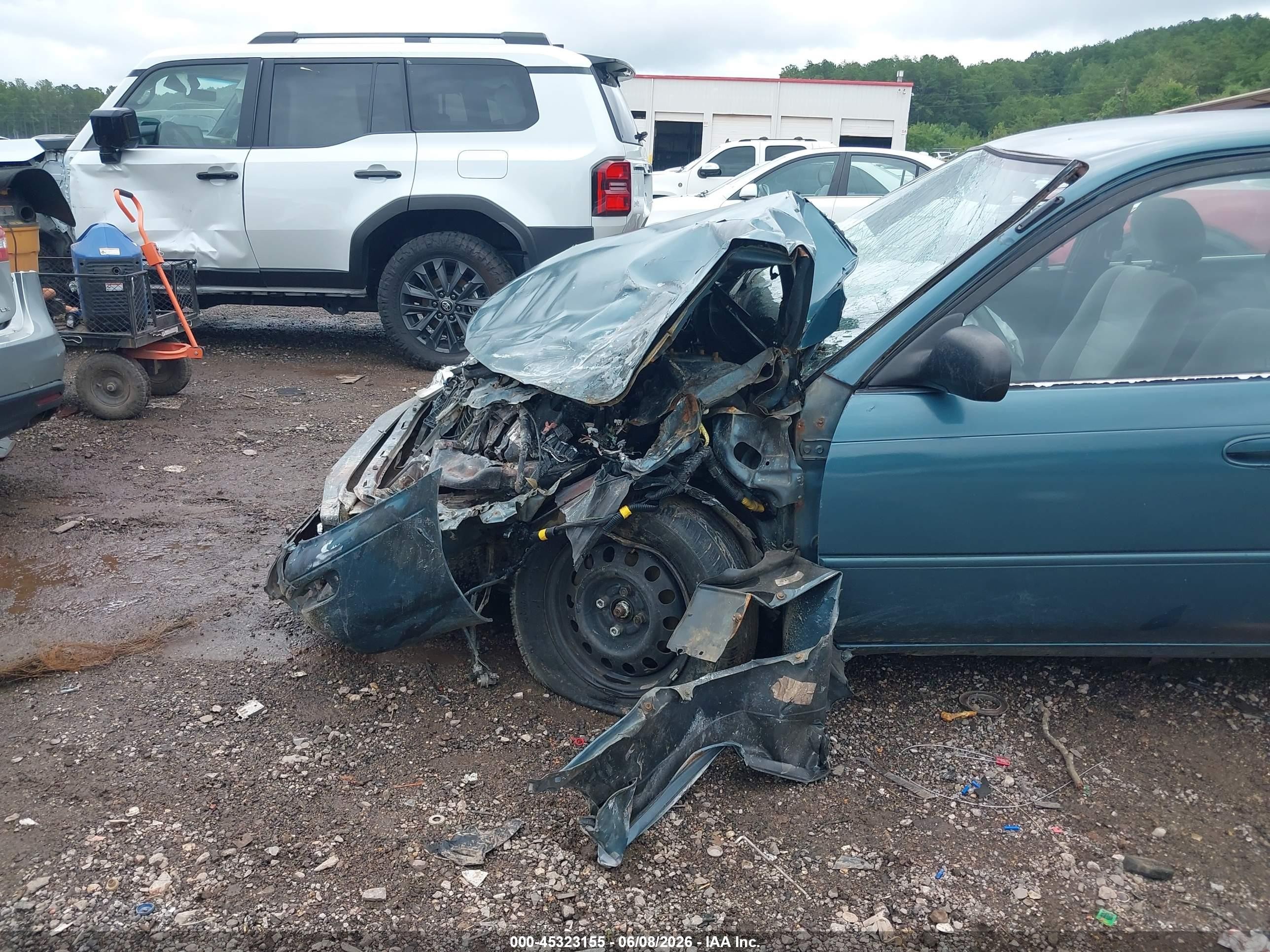 1995 Toyota Corolla Le/dx Blue vin: 2T1AE09B2SC102192