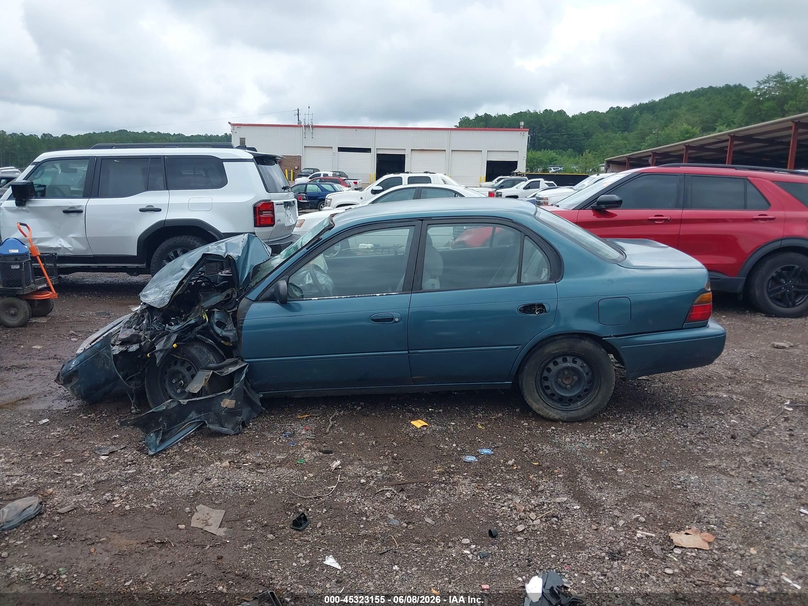 1995 Toyota Corolla Le/dx Blue vin: 2T1AE09B2SC102192