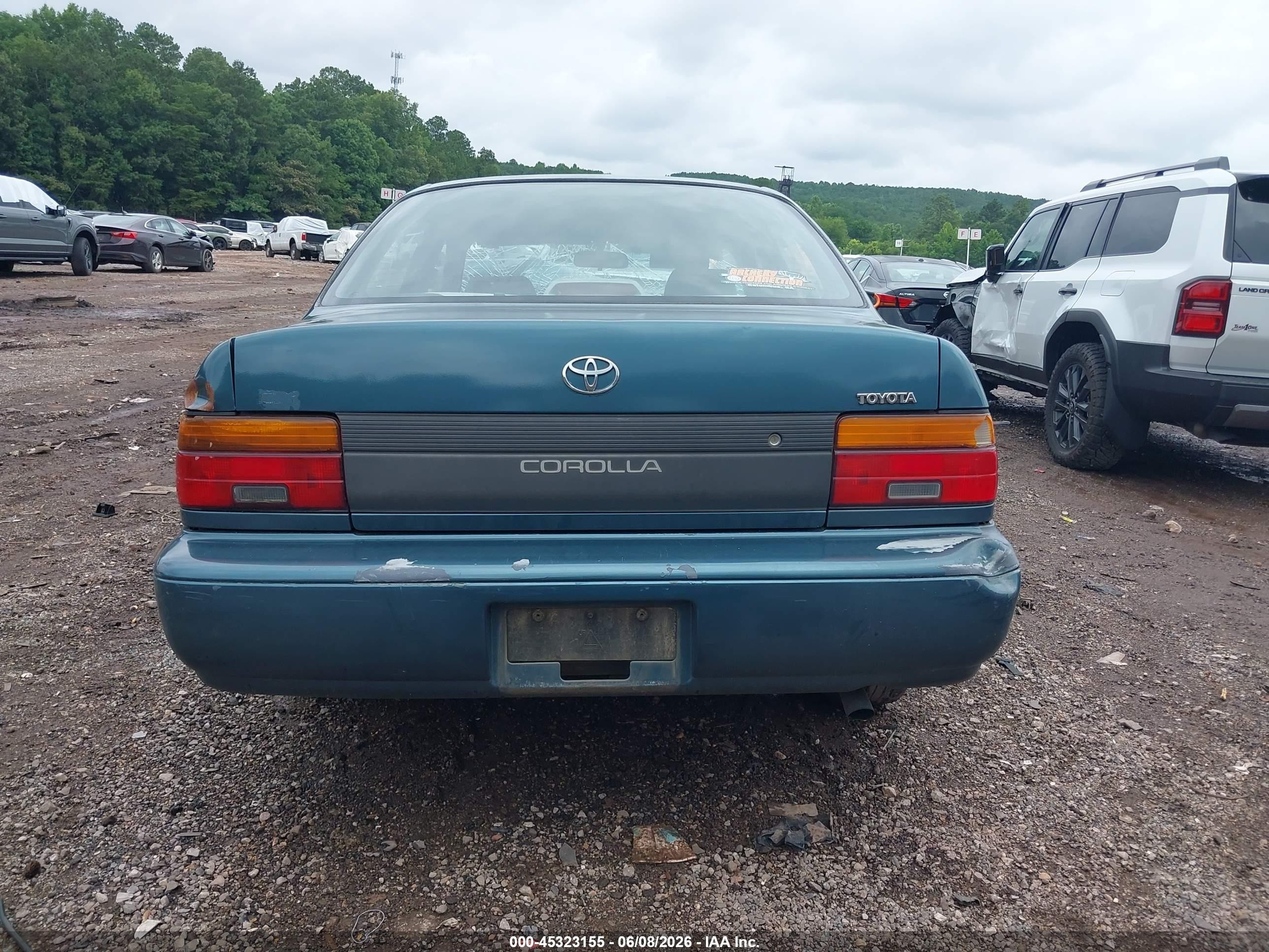 1995 Toyota Corolla Le/dx Blue vin: 2T1AE09B2SC102192
