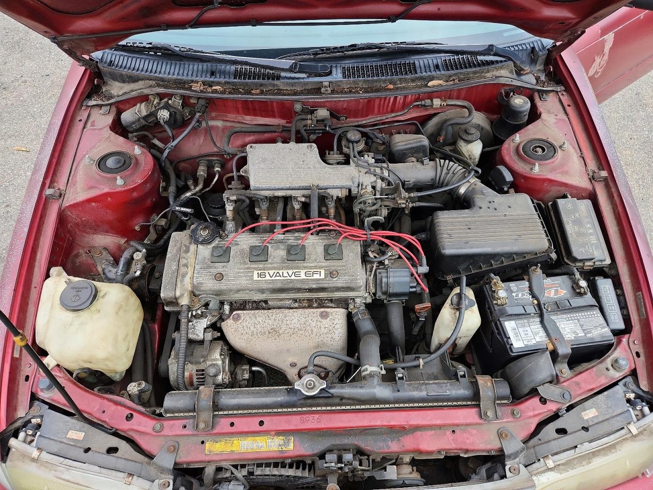 1994 Toyota Corolla Dx Red vin: 2T1AE09B4RC062868
