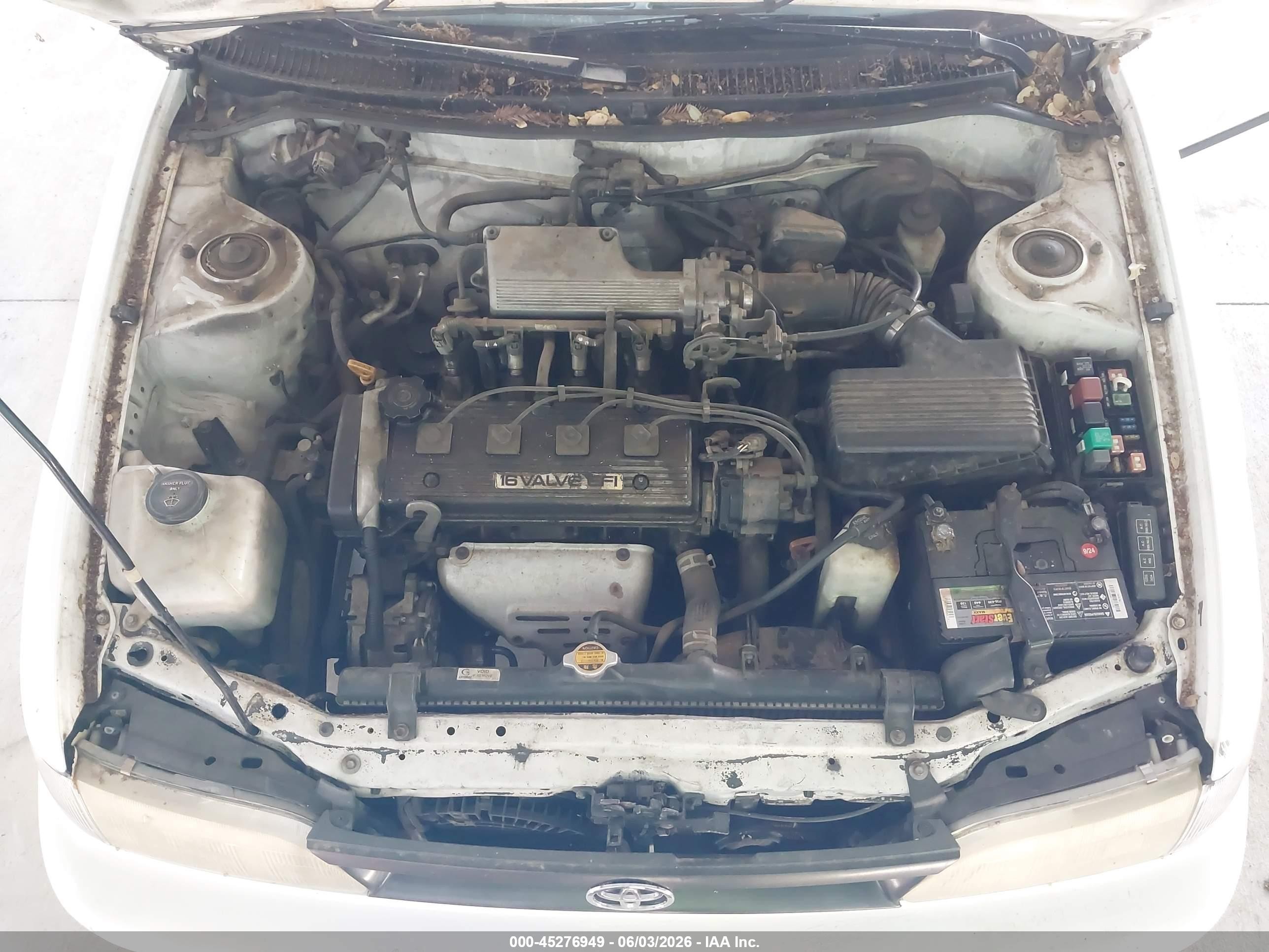 1994 Toyota Corolla Le/dx White vin: 2T1AE09B9RC058024