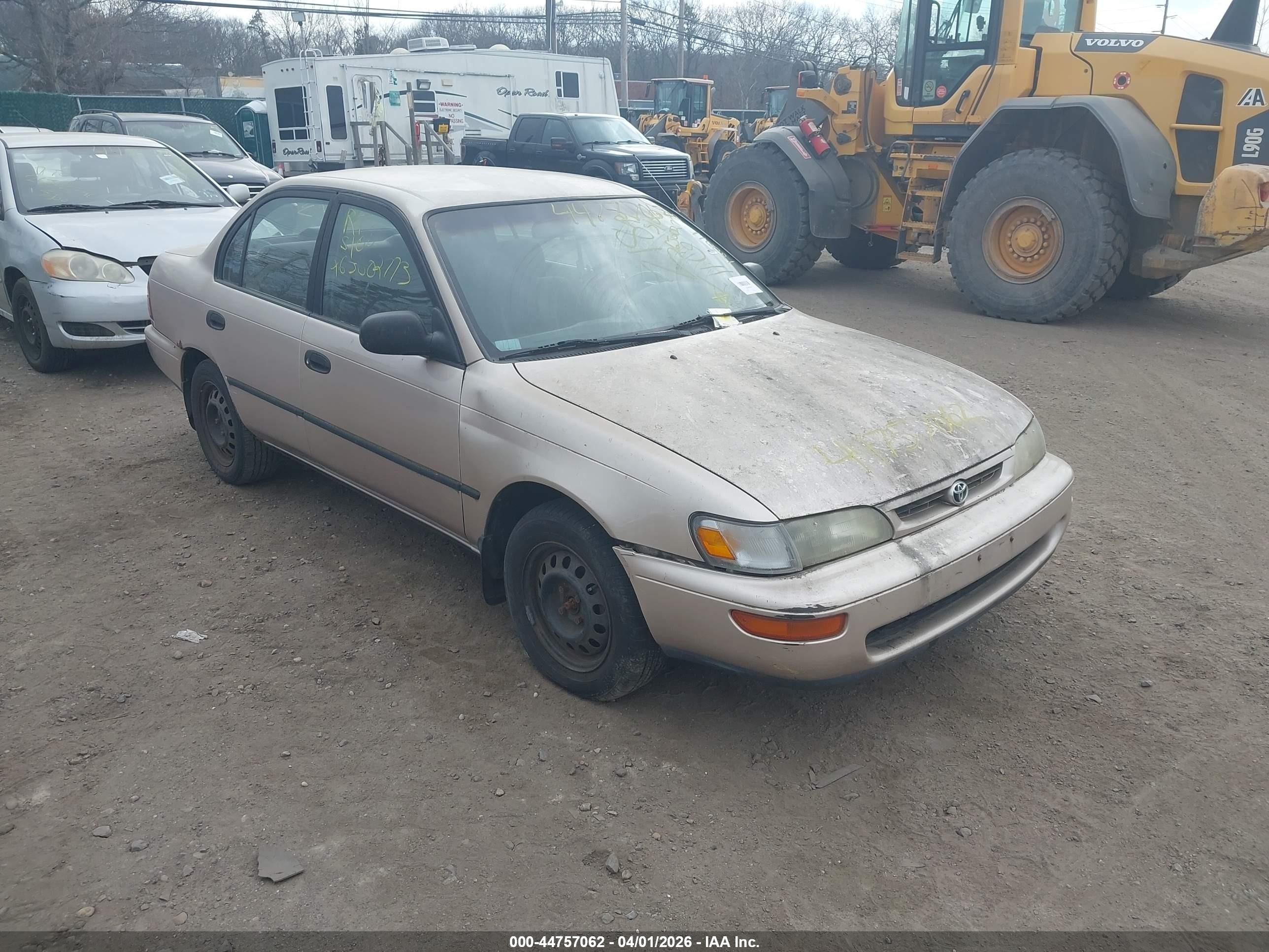 1993 Toyota Corolla Le/dx Желто-коричневый vin: 2T1AE09E0PC016705