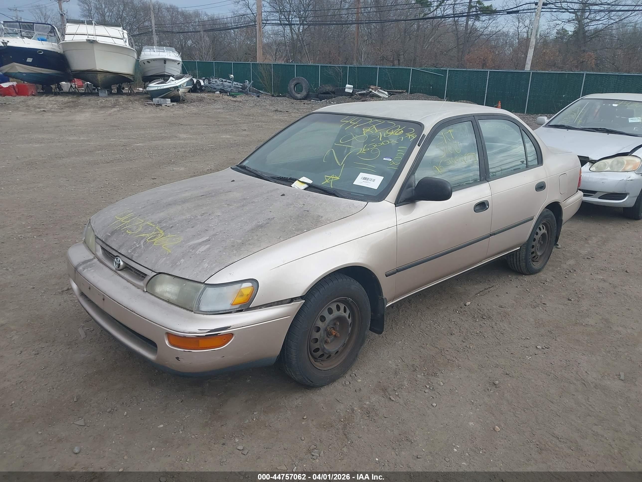 1993 Toyota Corolla Le/dx Желто-коричневый vin: 2T1AE09E0PC016705