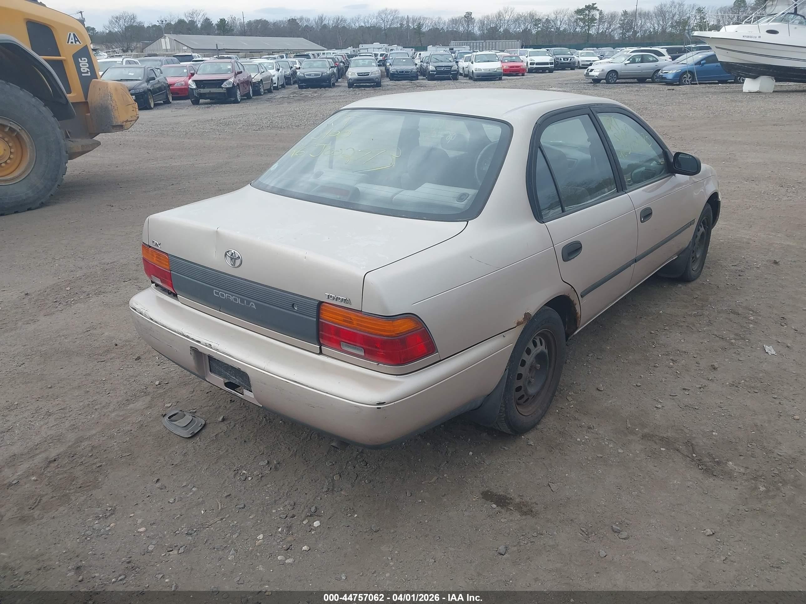 1993 Toyota Corolla Le/dx Желто-коричневый vin: 2T1AE09E0PC016705