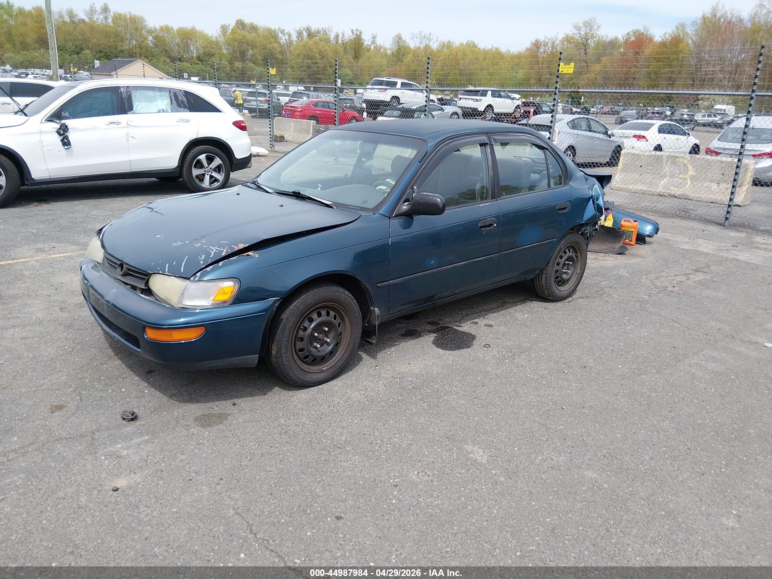 1993 Toyota Corolla Le/dx Зеленый vin: 2T1AE09E1PC038230