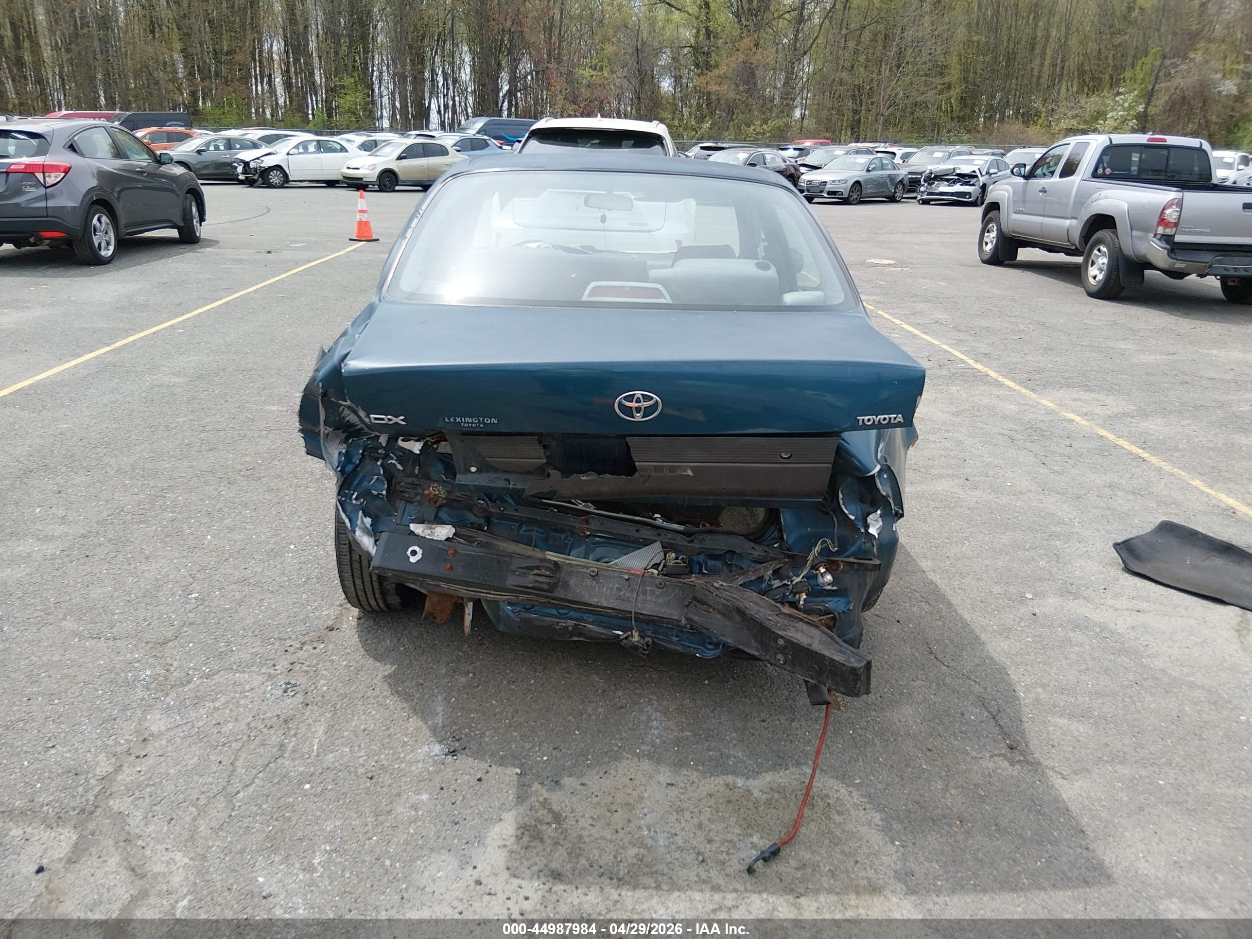 1993 Toyota Corolla Le/dx Зеленый vin: 2T1AE09E1PC038230