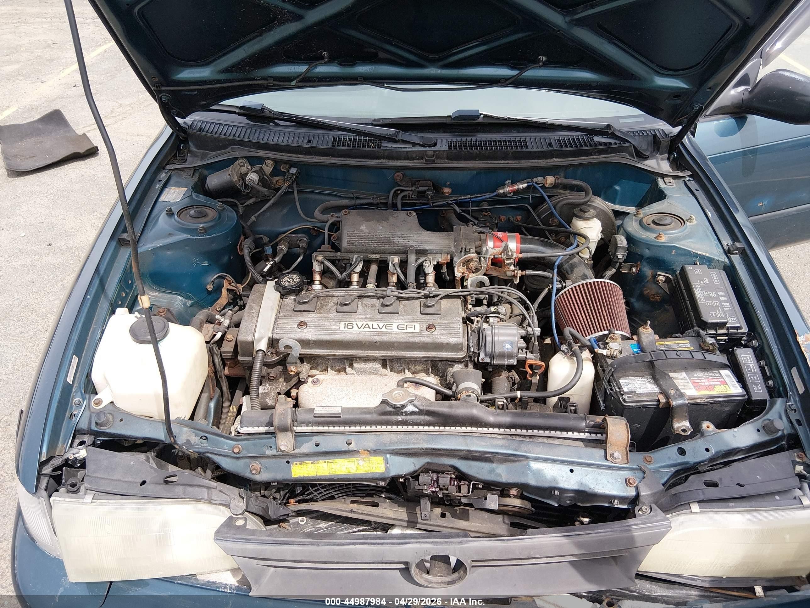 1993 Toyota Corolla Le/dx Зеленый vin: 2T1AE09E1PC038230