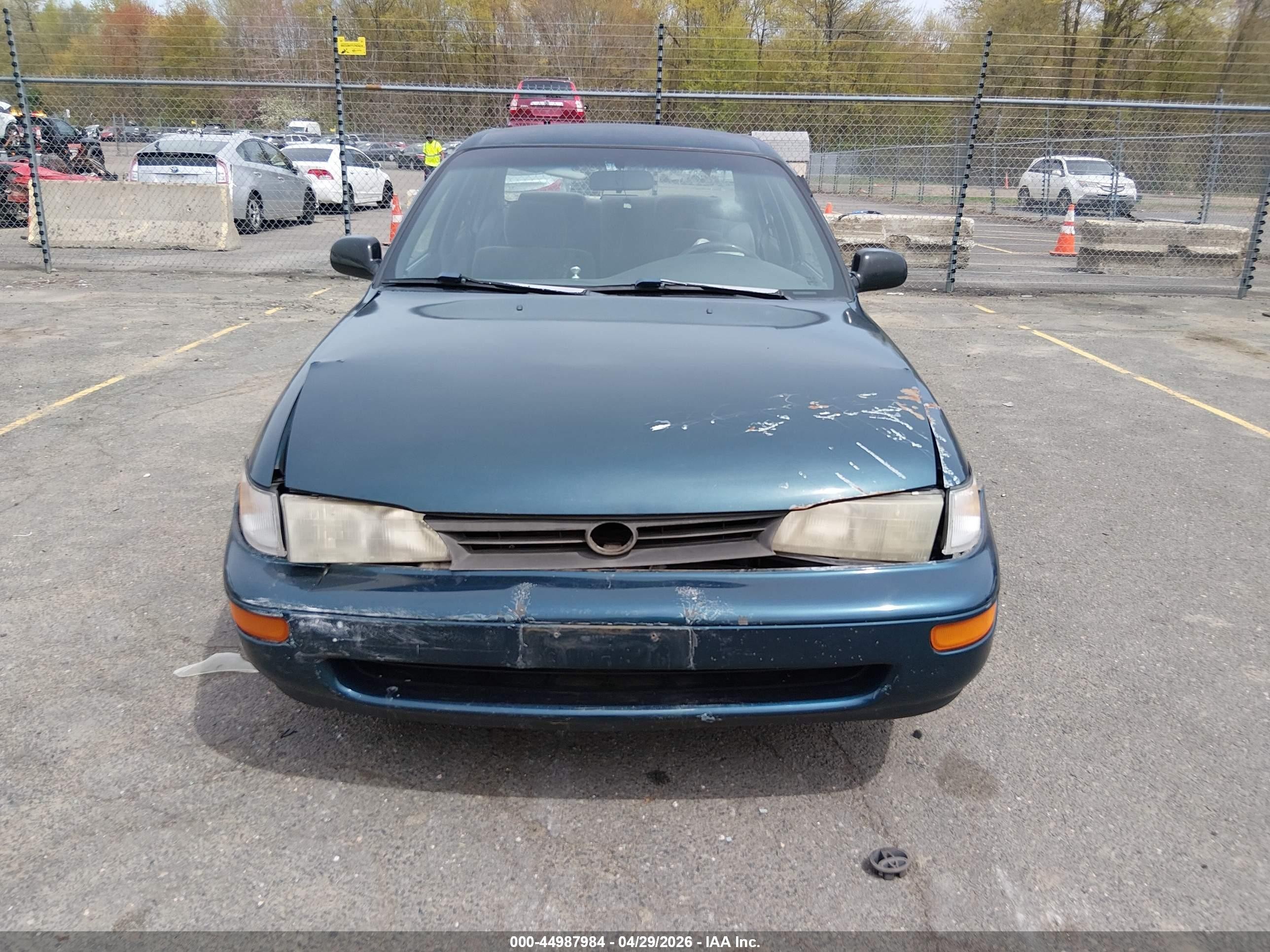 1993 Toyota Corolla Le/dx Зеленый vin: 2T1AE09E1PC038230