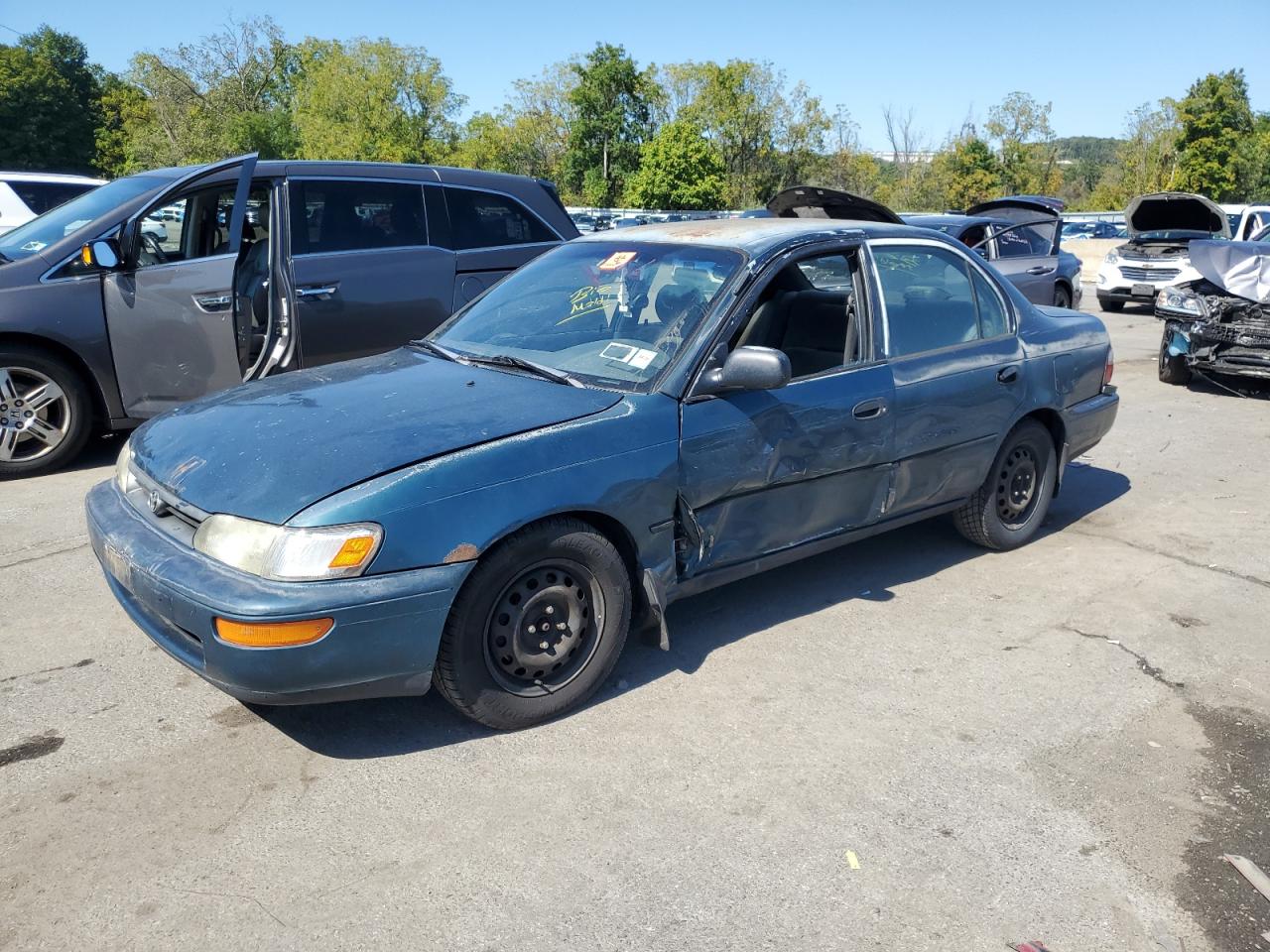 1993 Toyota Corolla Le Teal vin: 2T1AE09E4PC037752