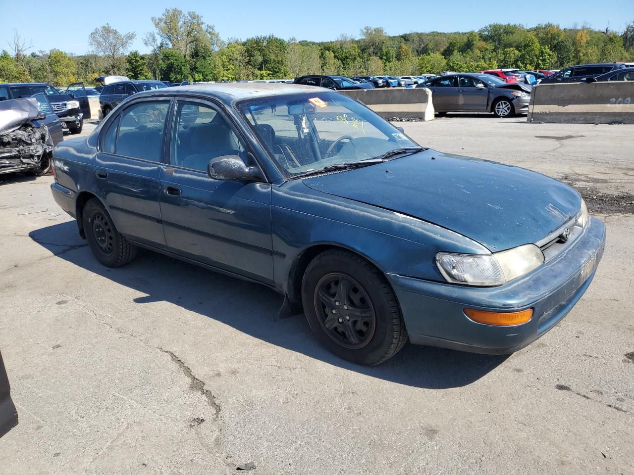 1993 Toyota Corolla Le Teal vin: 2T1AE09E4PC037752