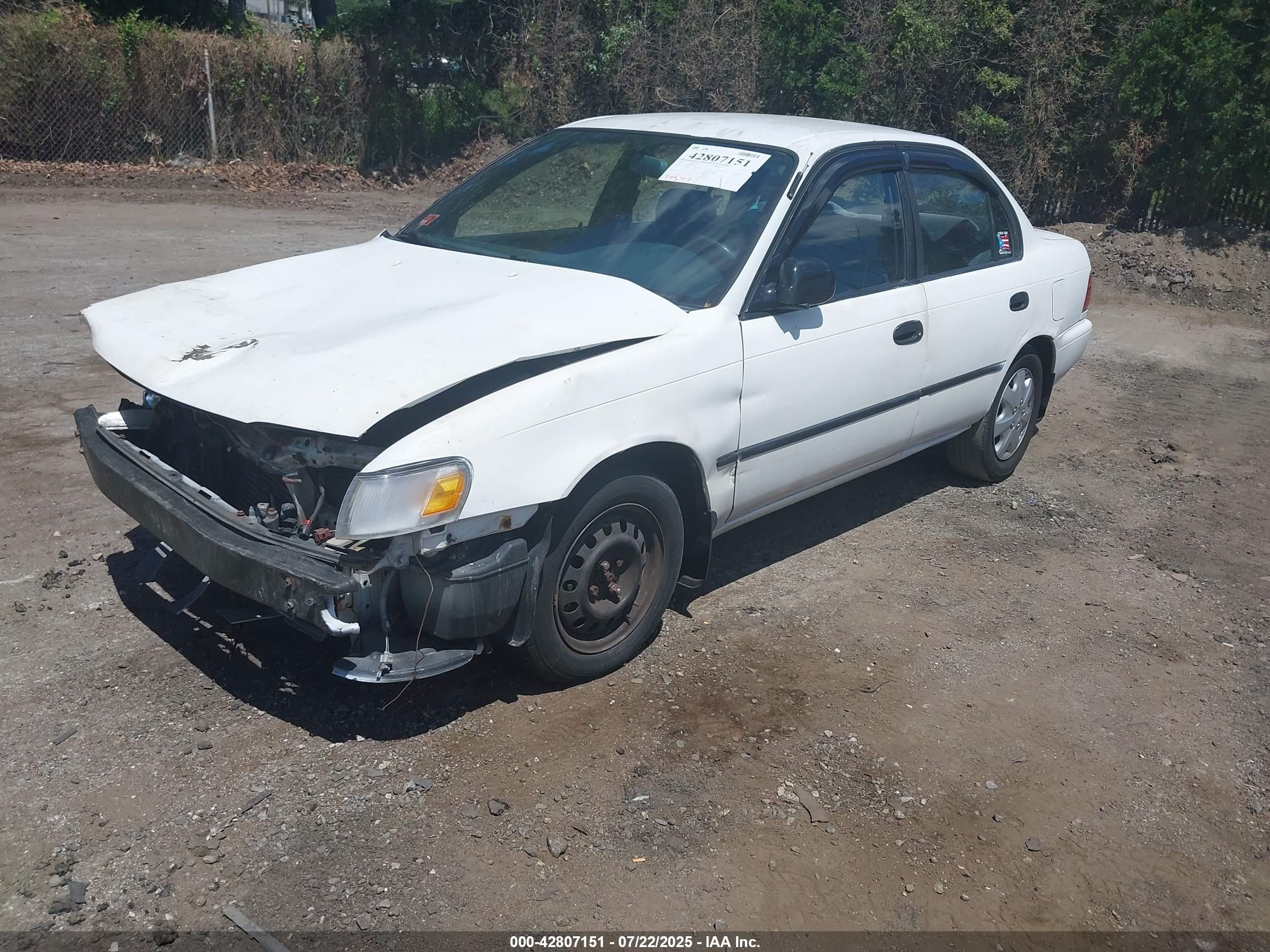 1993 Toyota Corolla Le/dx White vin: 2T1AE09E6PC029698