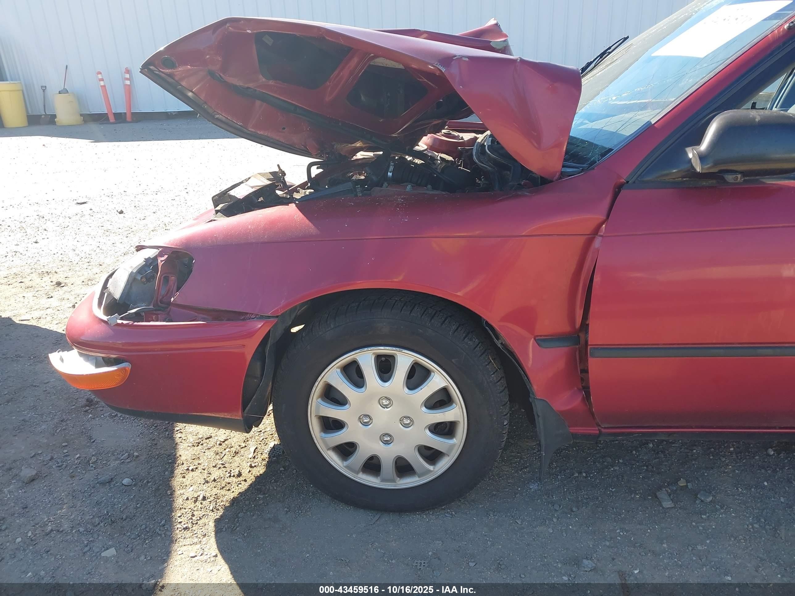 1993 Toyota Corolla Le/dx Maroon vin: 2T1AE09E7PC004292