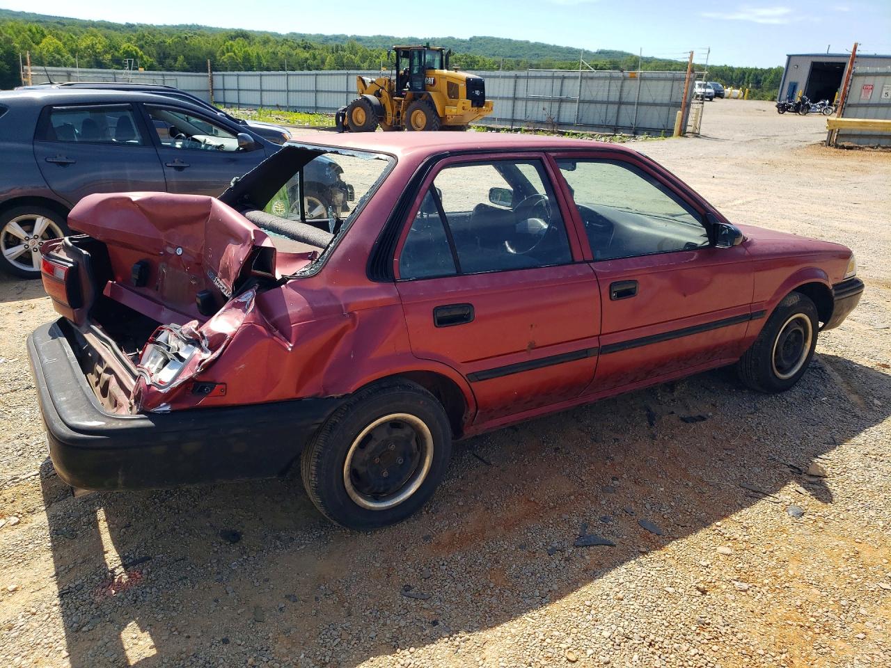 1992 Toyota Corolla Base Red vin: 2T1AE91A8NC181864