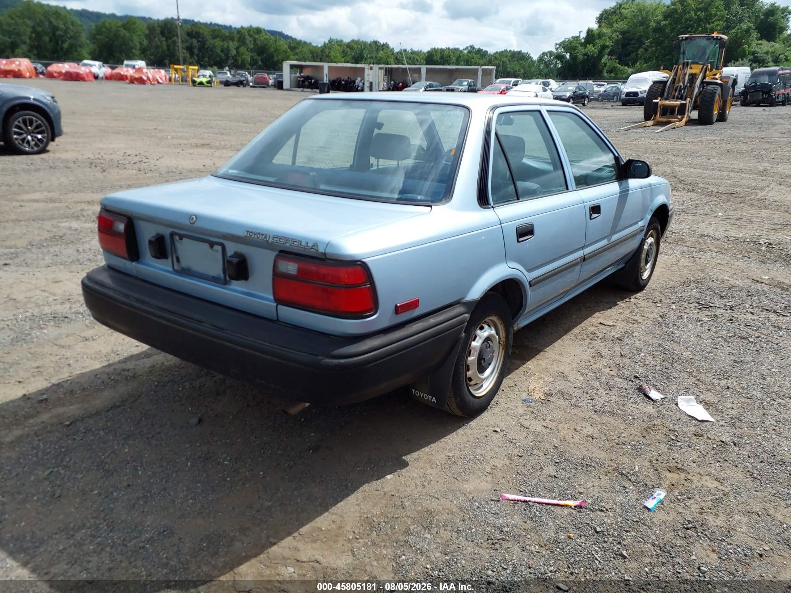 1992 Toyota Corolla   Blue vin: 2T1AE91A9NC135976
