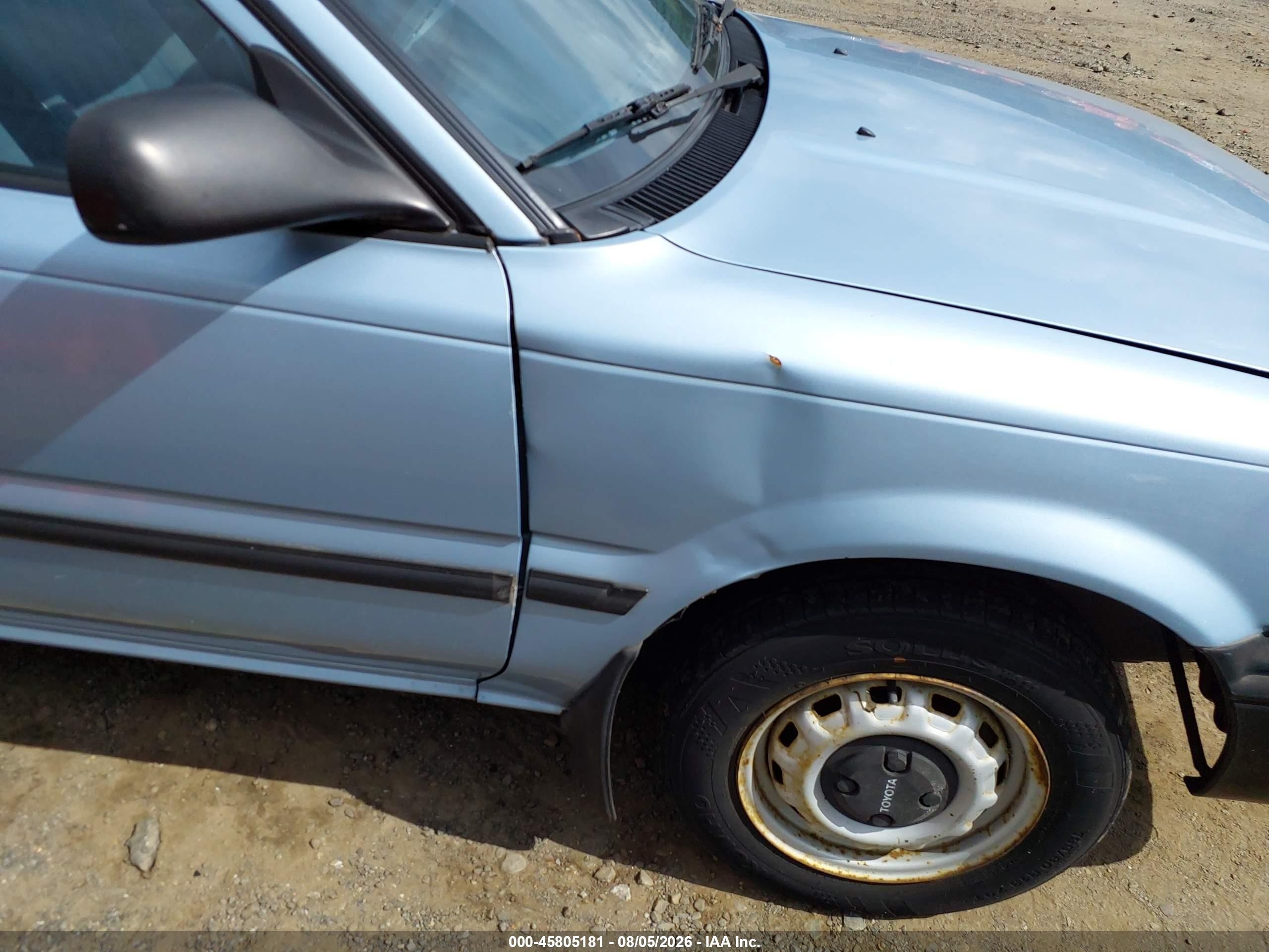 1992 Toyota Corolla   Blue vin: 2T1AE91A9NC135976