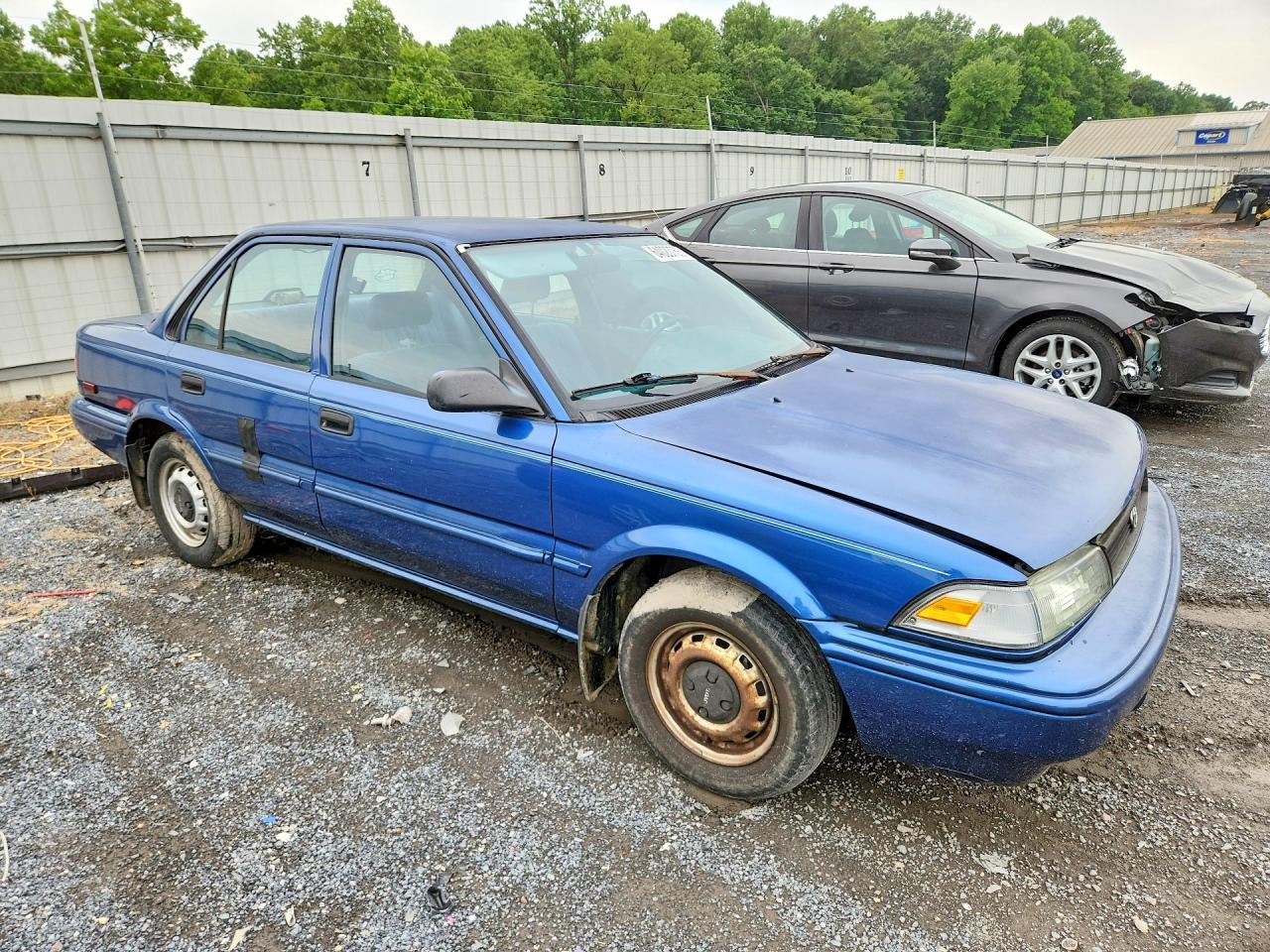 1991 Toyota Corolla Base Blue vin: 2T1AE91AXMC112253