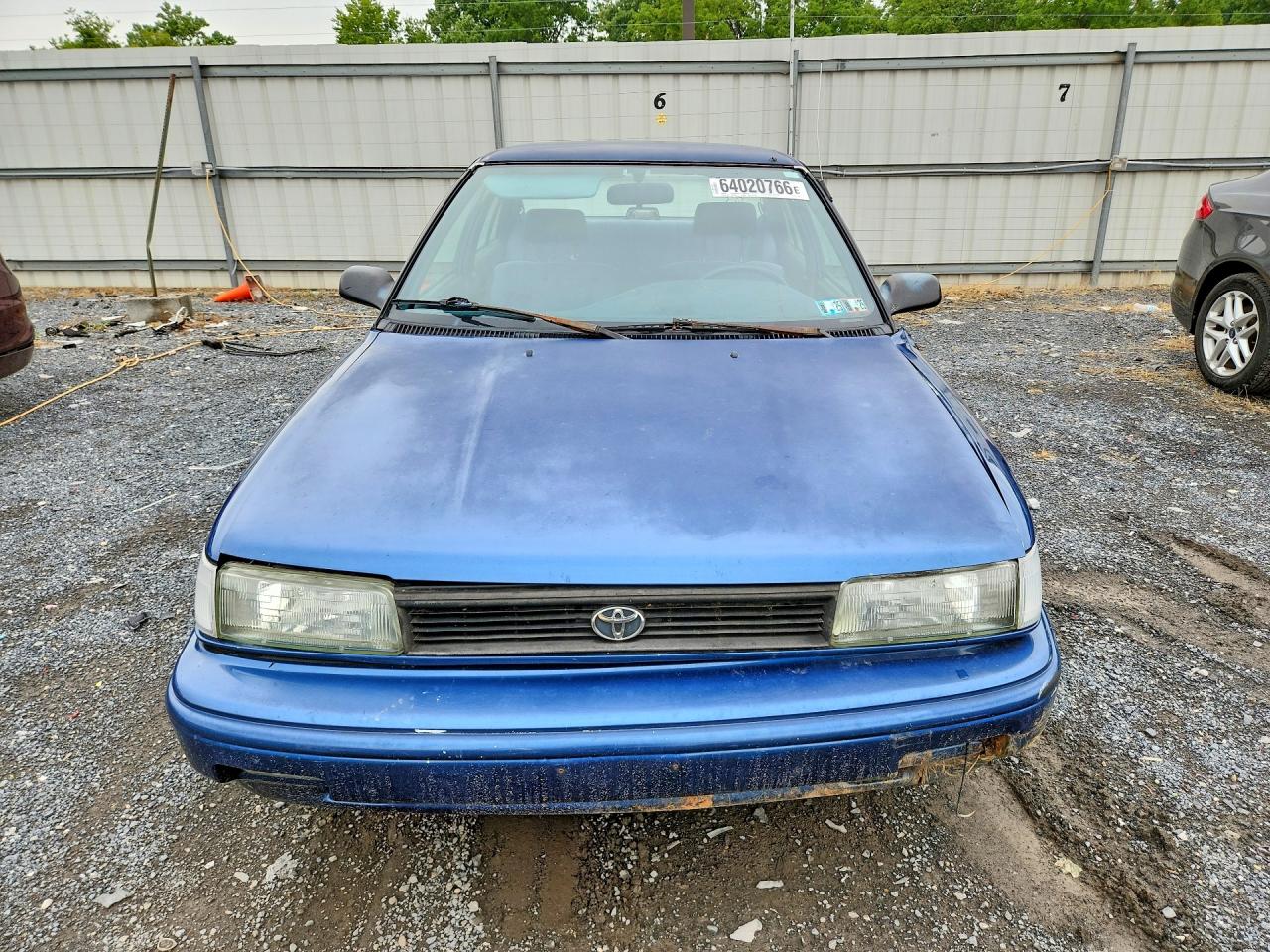 1991 Toyota Corolla Base Blue vin: 2T1AE91AXMC112253