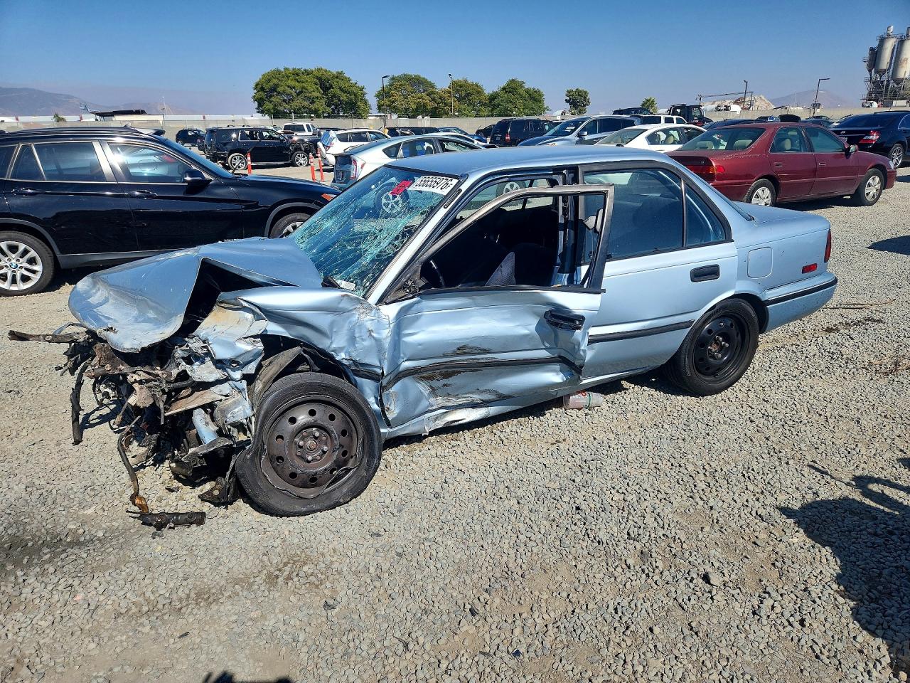 1992 Toyota Corolla Blue vin: 2T1AE94A9NC156192