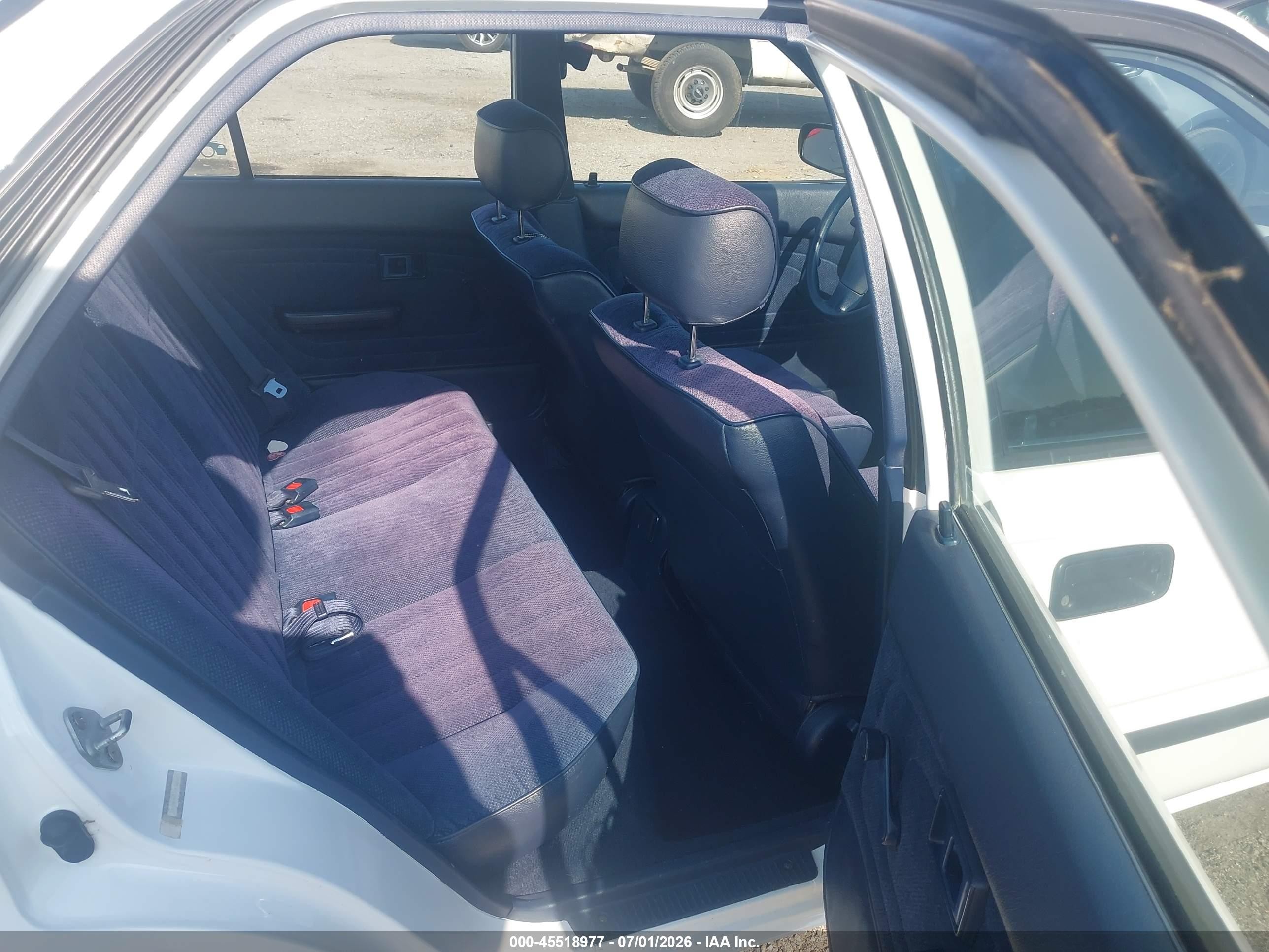 1991 Toyota Corolla Dlx White vin: 2T1AE94AXMC090654