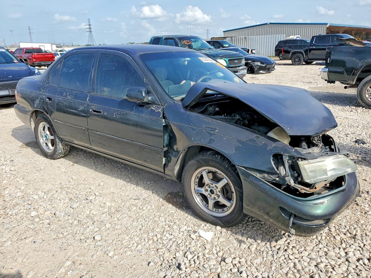 1997 Toyota Corolla Base Зеленый vin: 2T1BA02E1VC172128