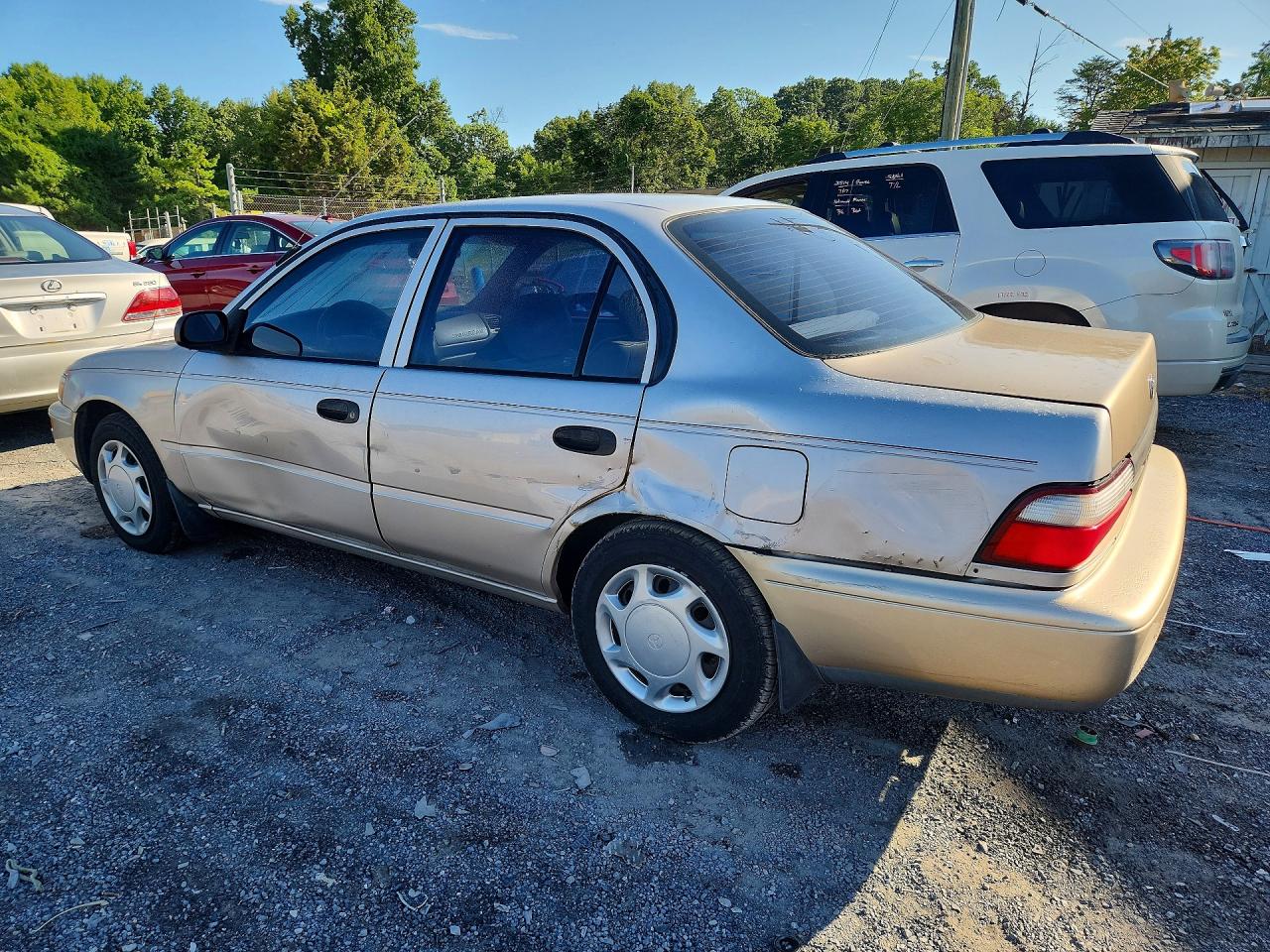 1997 Toyota Corolla Base Silver vin: 2T1BA02E4VC190042