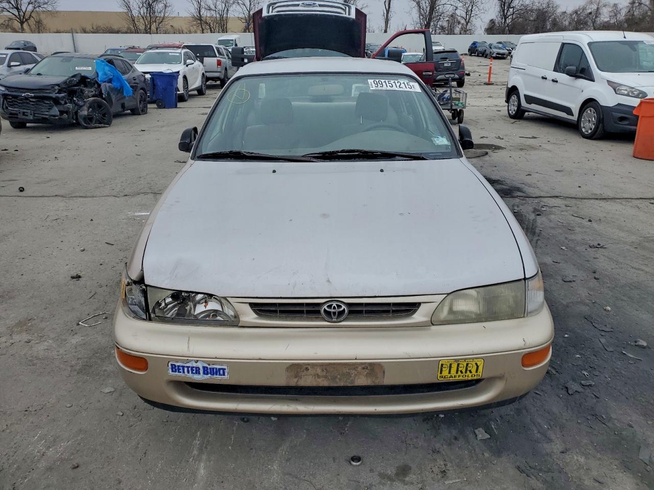 1996 Toyota Corolla Silver vin: 2T1BA02E5TC149674