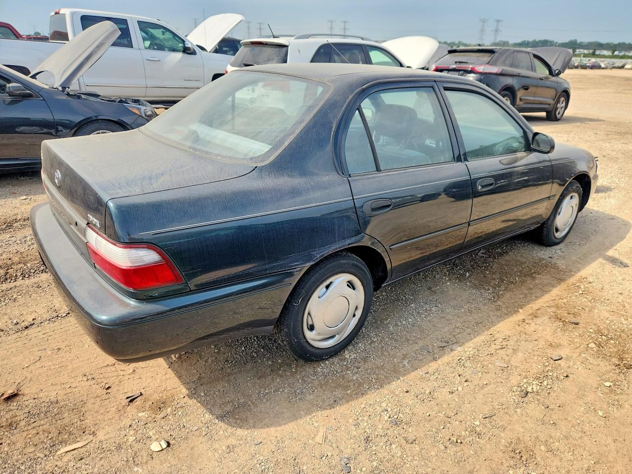 1997 Toyota Corolla Base Green vin: 2T1BA02E6VC212767