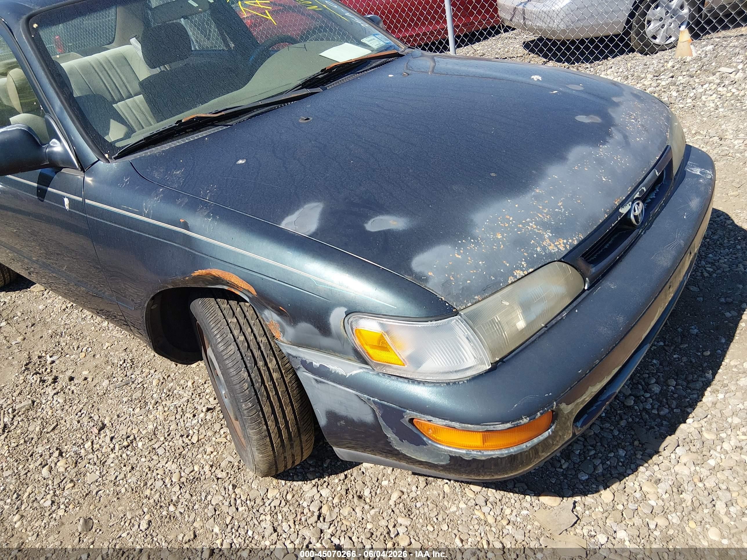1997 Toyota Corolla Ce Green vin: 2T1BA02E6VC213689