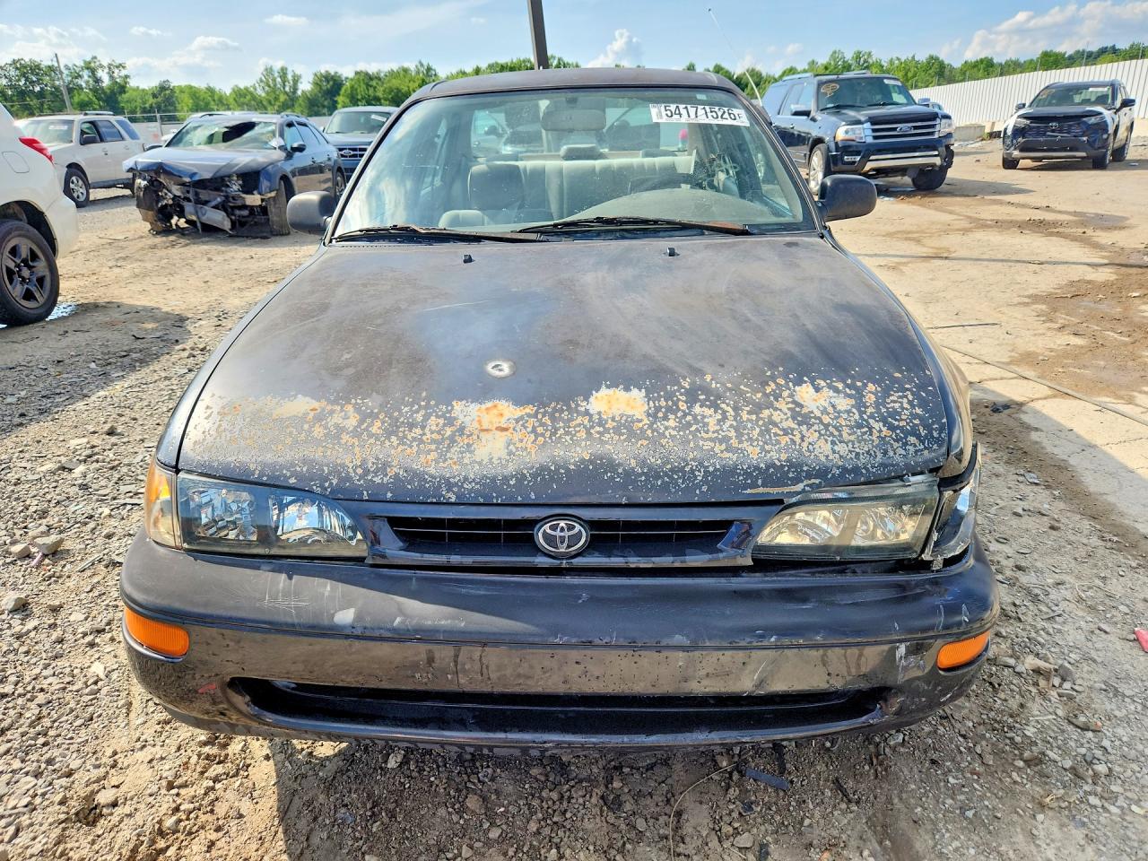 1996 Toyota Corolla Base Gray vin: 2T1BA02E8TC135266