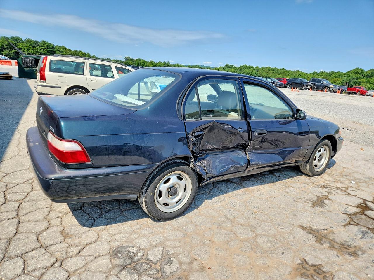 1996 Toyota Corolla Base Green vin: 2T1BA02E8TC156652