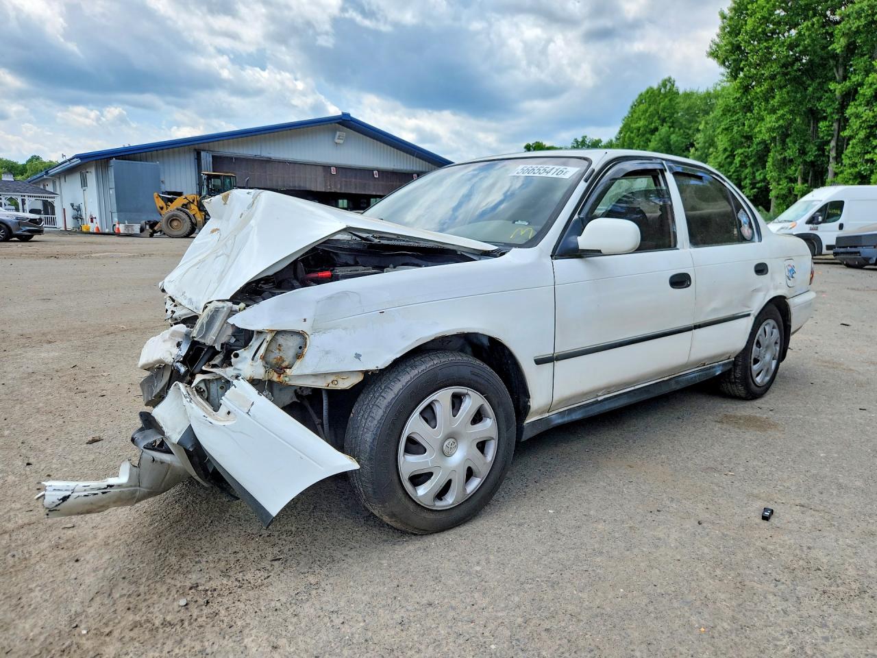 1997 Toyota Corolla Base White vin: 2T1BA02E8VC183661