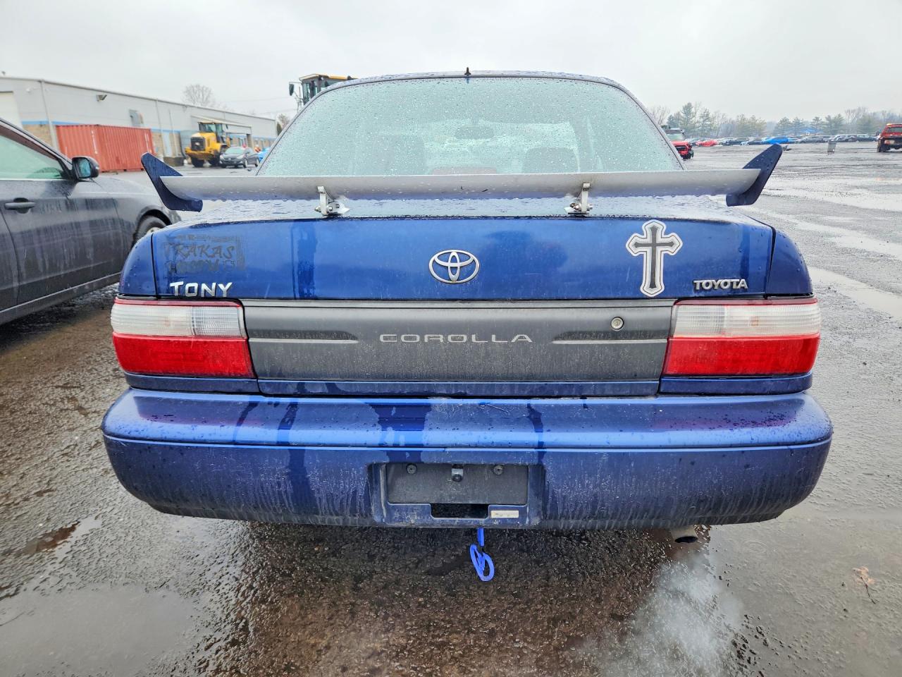 1996 Toyota Corolla Синий vin: 2T1BA02E9TC146065