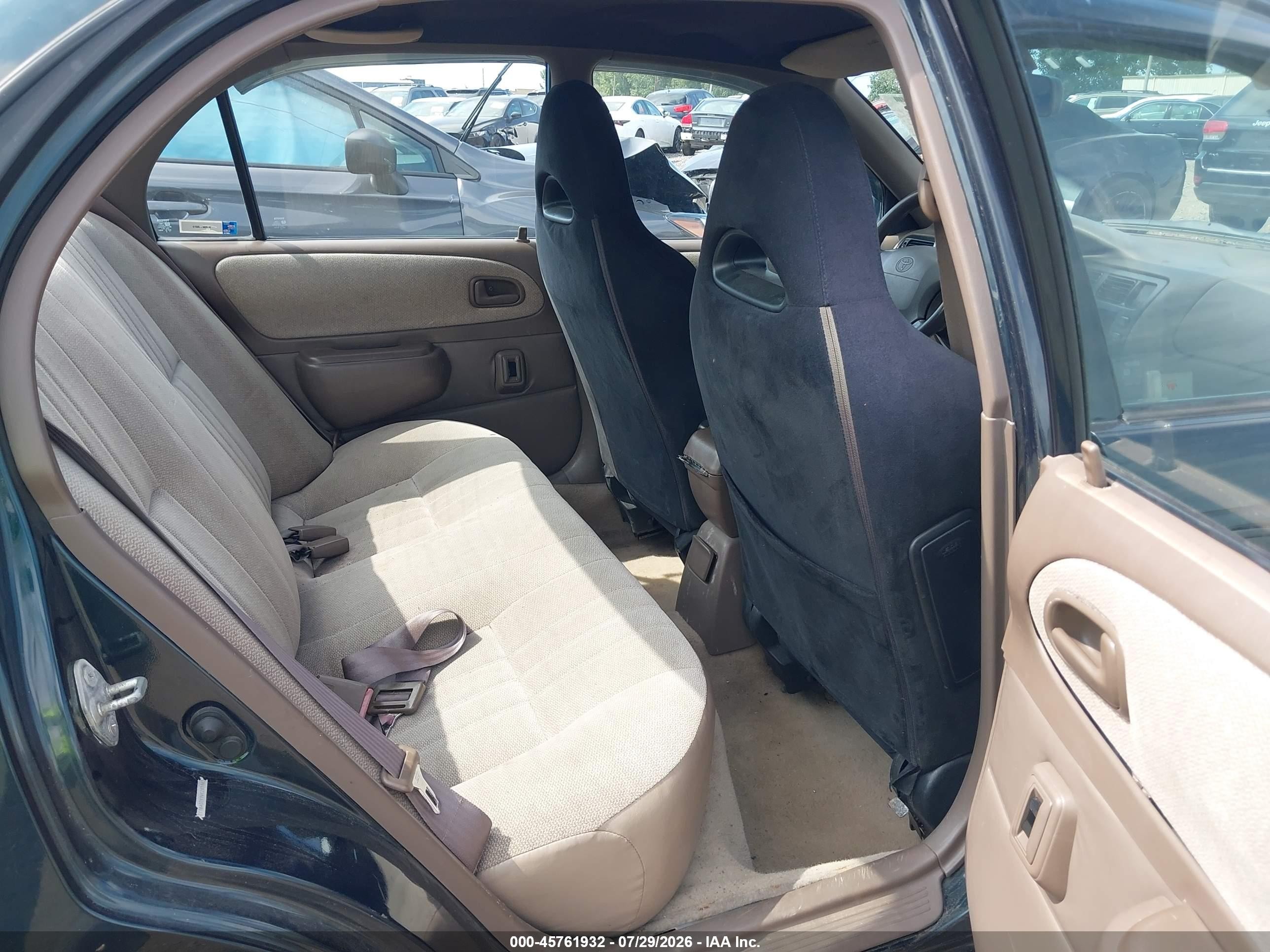 1997 Toyota Corolla Ce Green vin: 2T1BA02E9VC203965