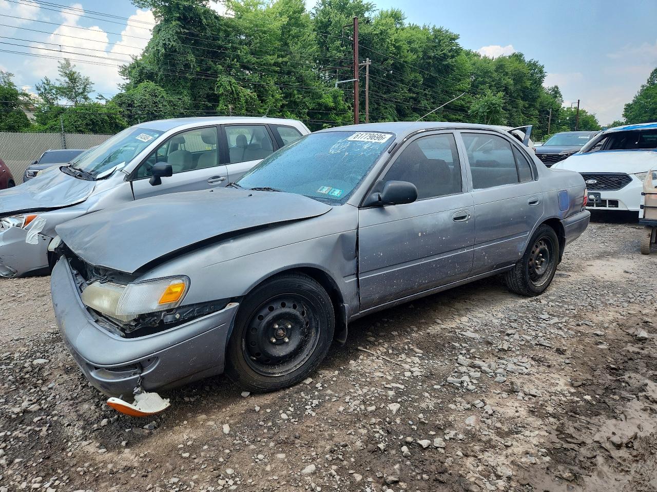 1997 Toyota Corolla Base Gray vin: 2T1BA02EXVC185072