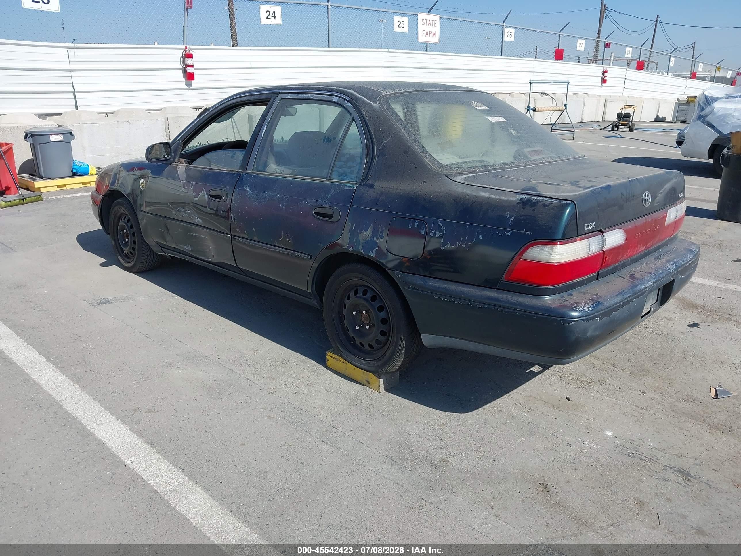 1996 Toyota Corolla Dx Blue vin: 2T1BB02E0TC169537