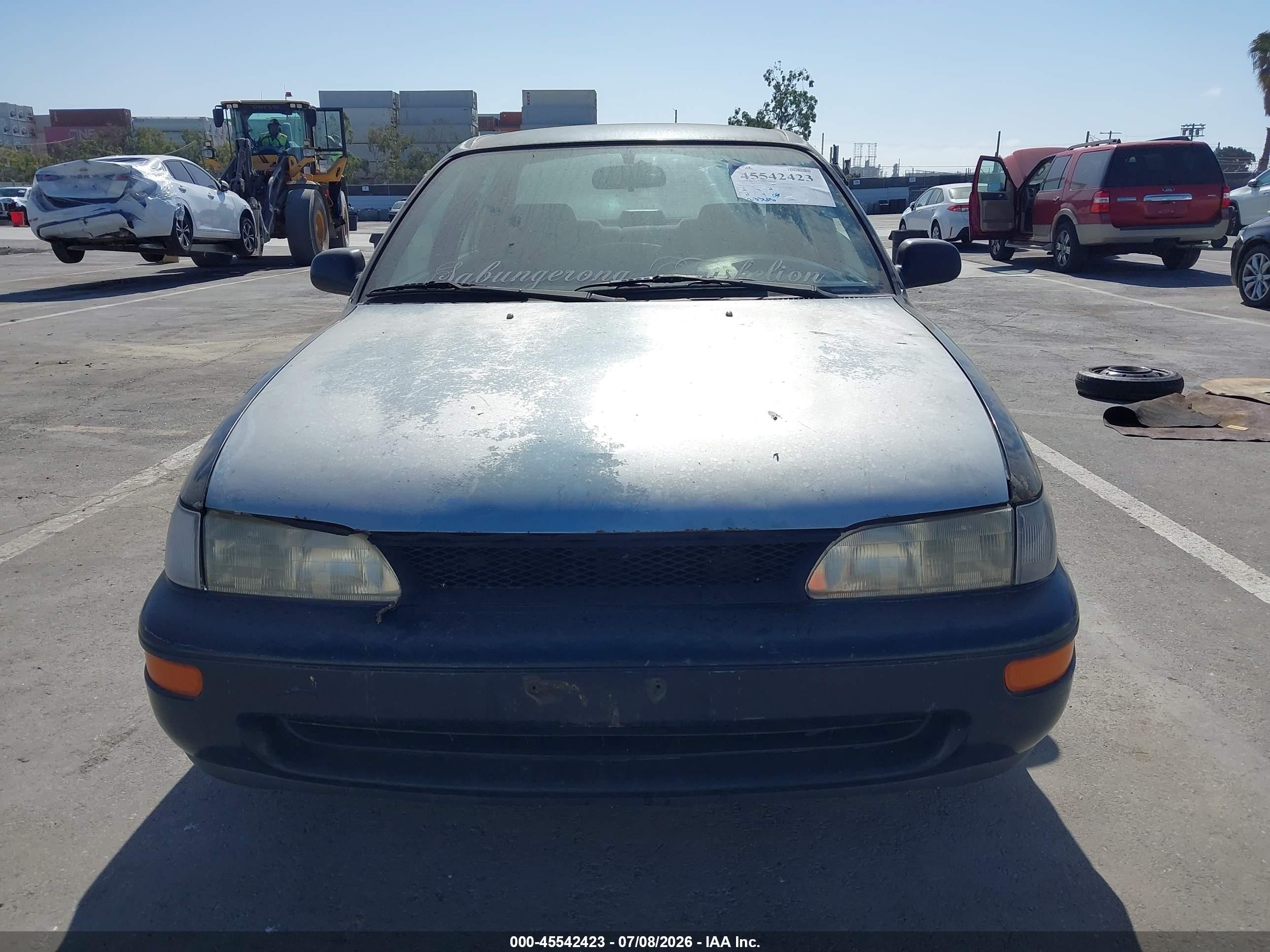 1996 Toyota Corolla Dx Blue vin: 2T1BB02E0TC169537