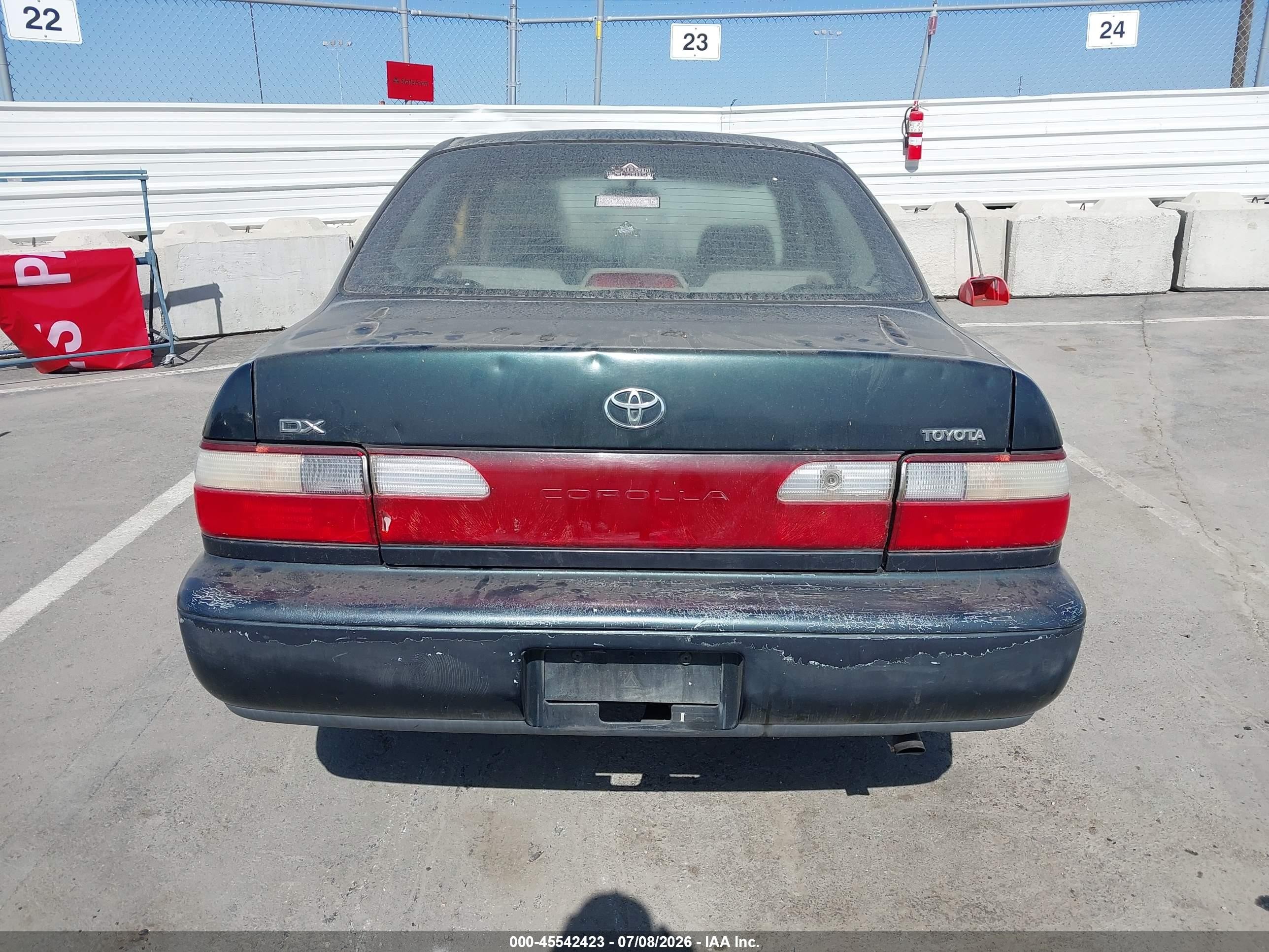 1996 Toyota Corolla Dx Blue vin: 2T1BB02E0TC169537