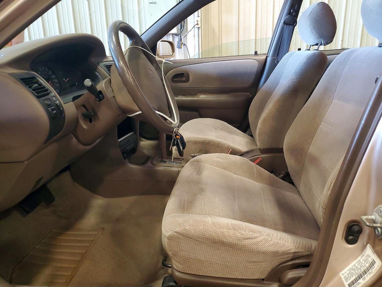 1997 Toyota Corolla Dx Beige vin: 2T1BB02E0VC187779