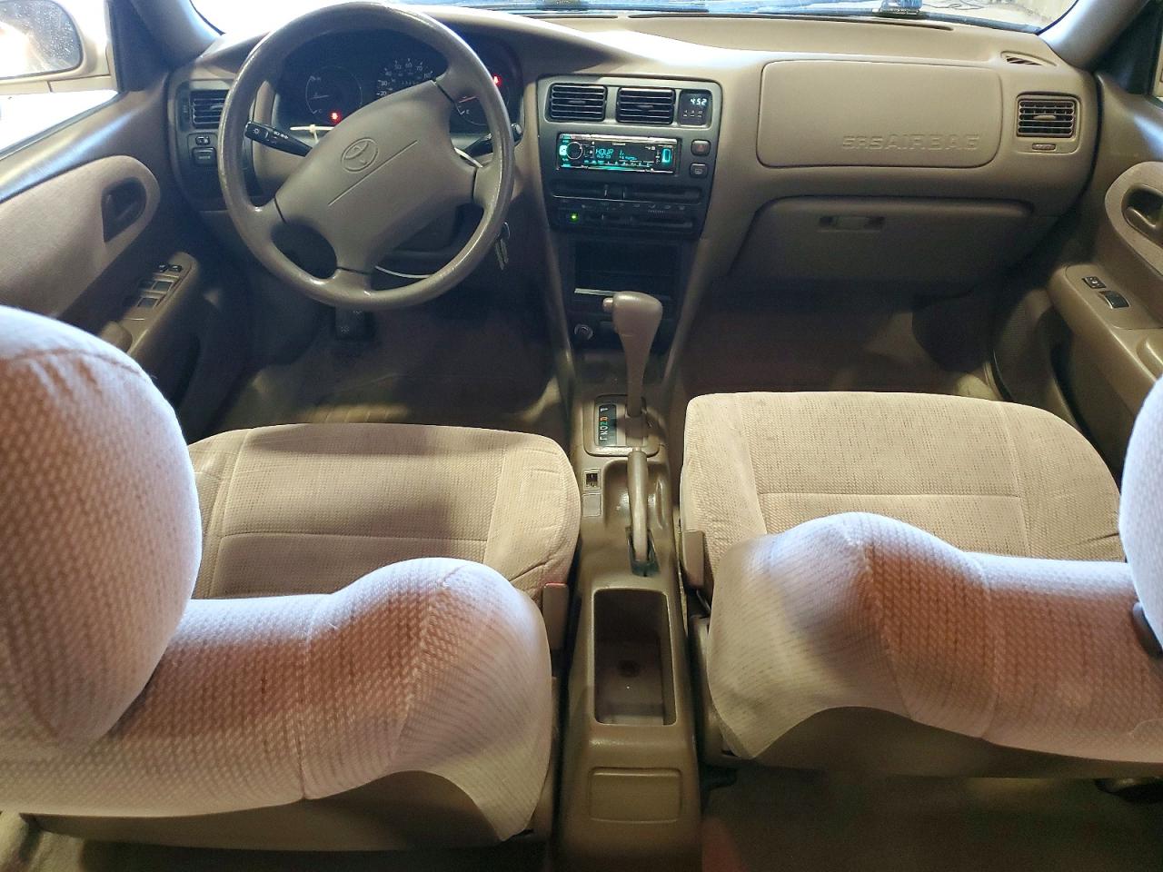 1997 Toyota Corolla Dx Beige vin: 2T1BB02E0VC187779