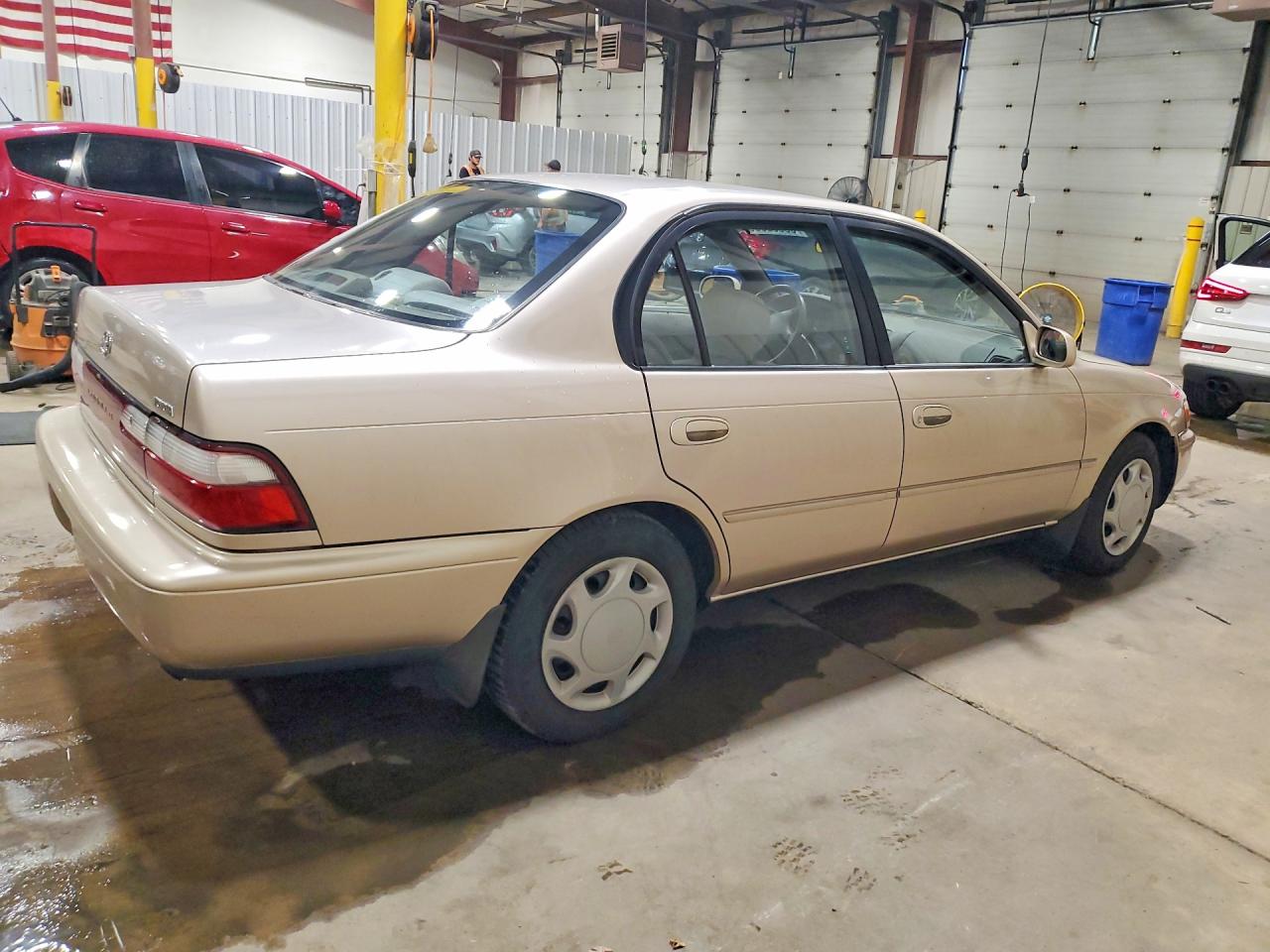 1997 Toyota Corolla Dx Beige vin: 2T1BB02E0VC187779