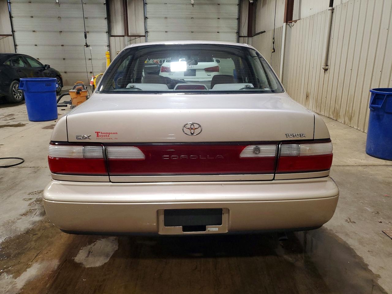 1997 Toyota Corolla Dx Beige vin: 2T1BB02E0VC187779