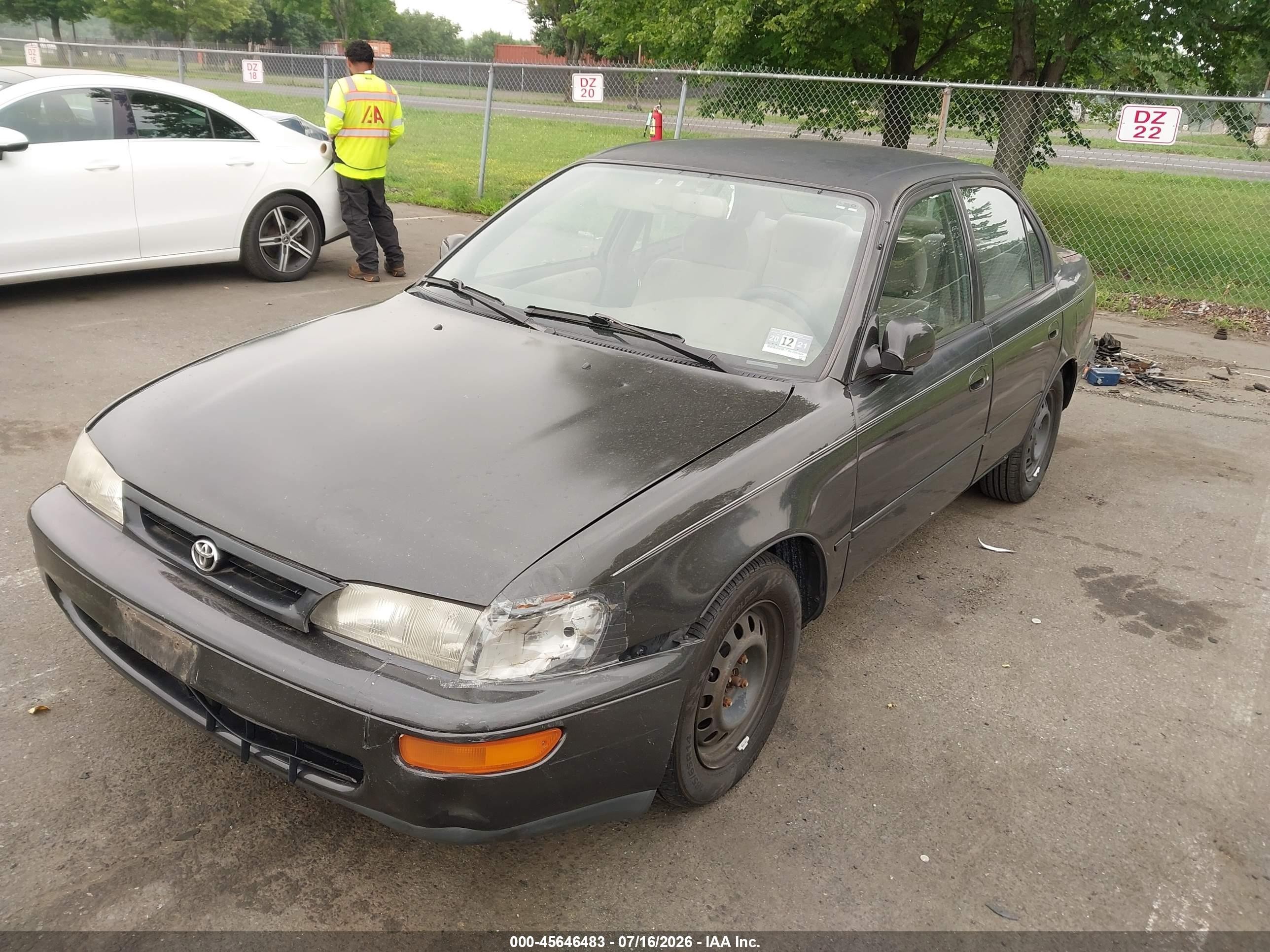 1997 Toyota Corolla Dx Black vin: 2T1BB02E0VC195932