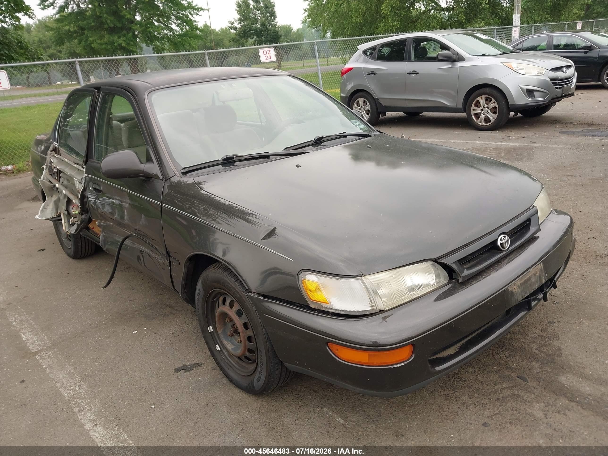 1997 Toyota Corolla Dx Black vin: 2T1BB02E0VC195932