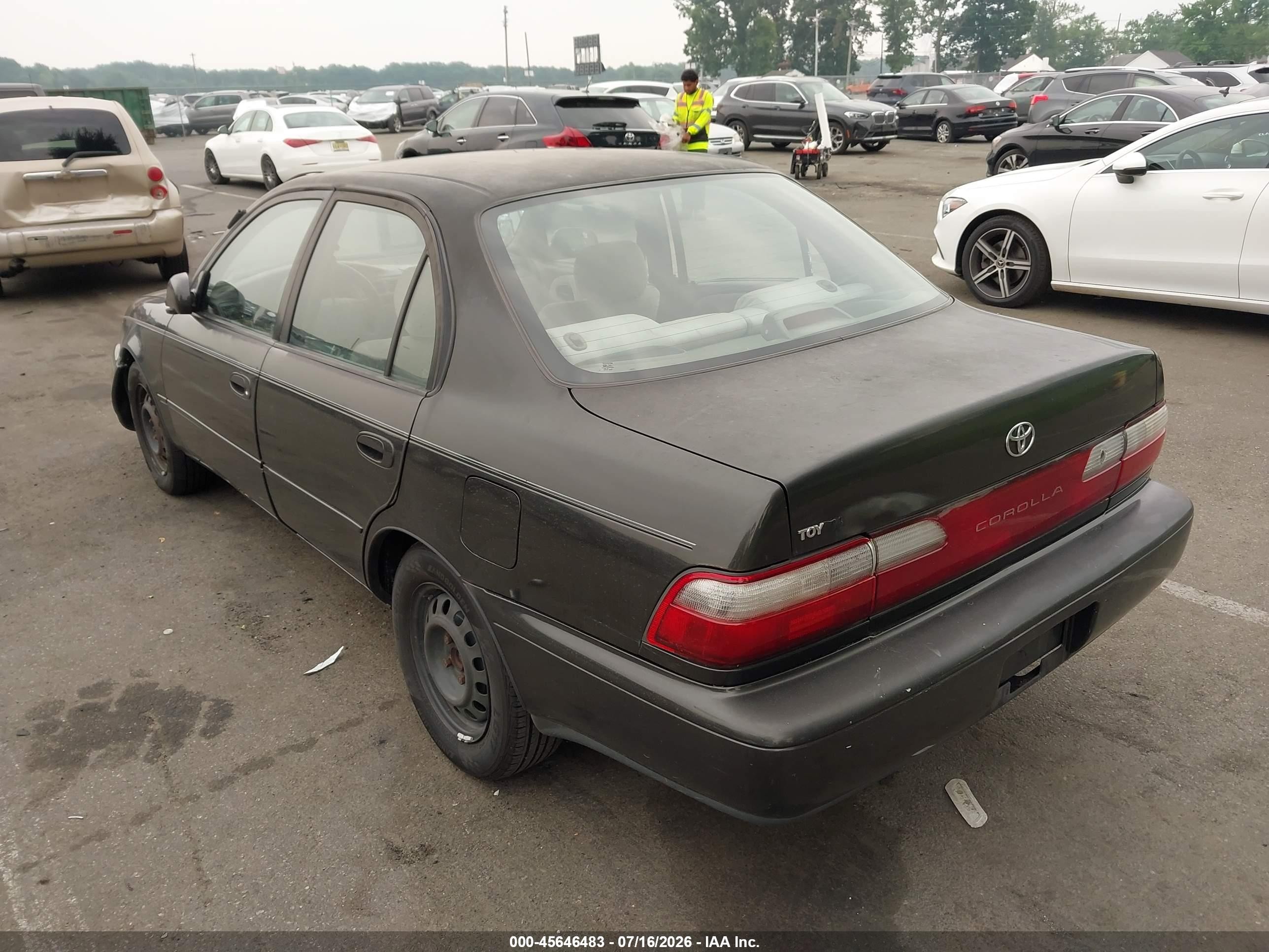 1997 Toyota Corolla Dx Black vin: 2T1BB02E0VC195932