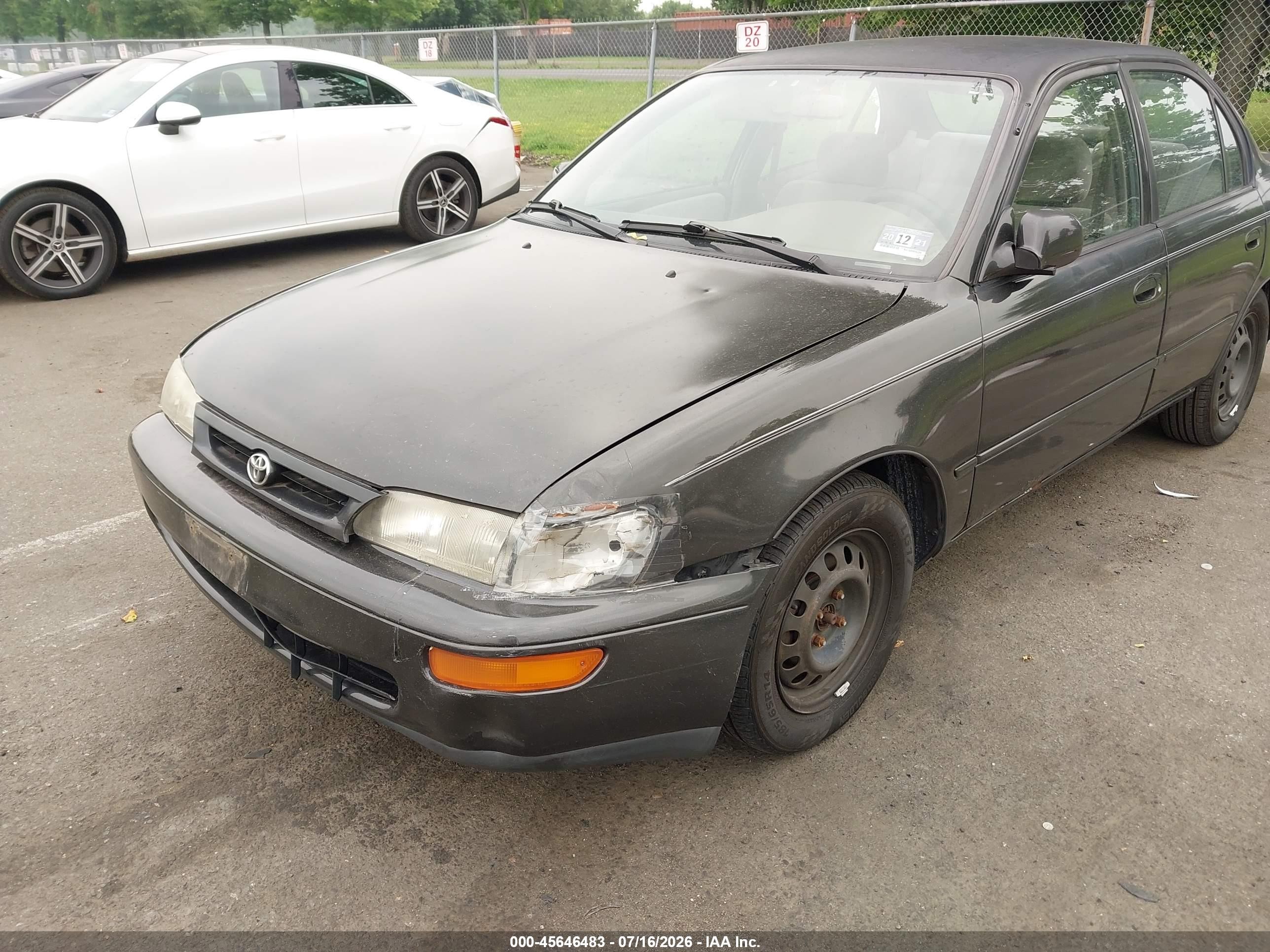 1997 Toyota Corolla Dx Black vin: 2T1BB02E0VC195932